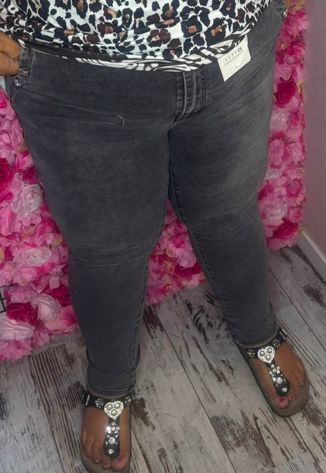Jeans Grey Heart Maat 44 t/m 54