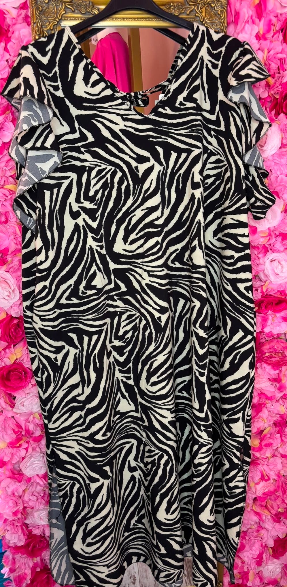 Jurk Musthave Zebra Plus Size Maat 48 t/m 52