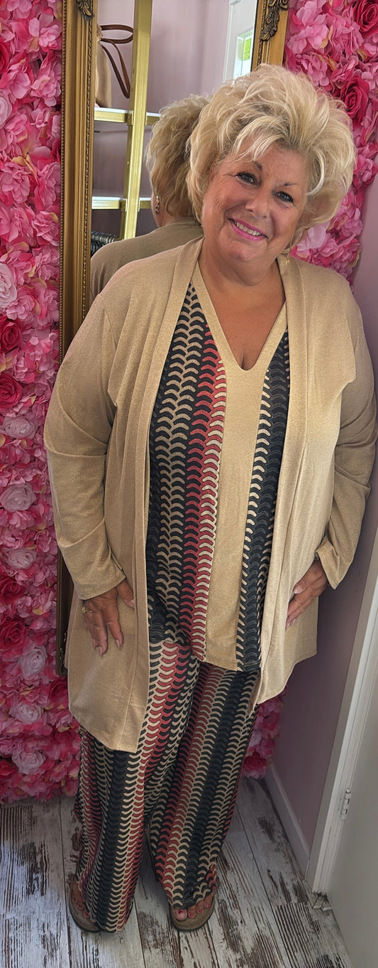 Set Beauty Shine Rood Plus Size maat 48 t/m 56