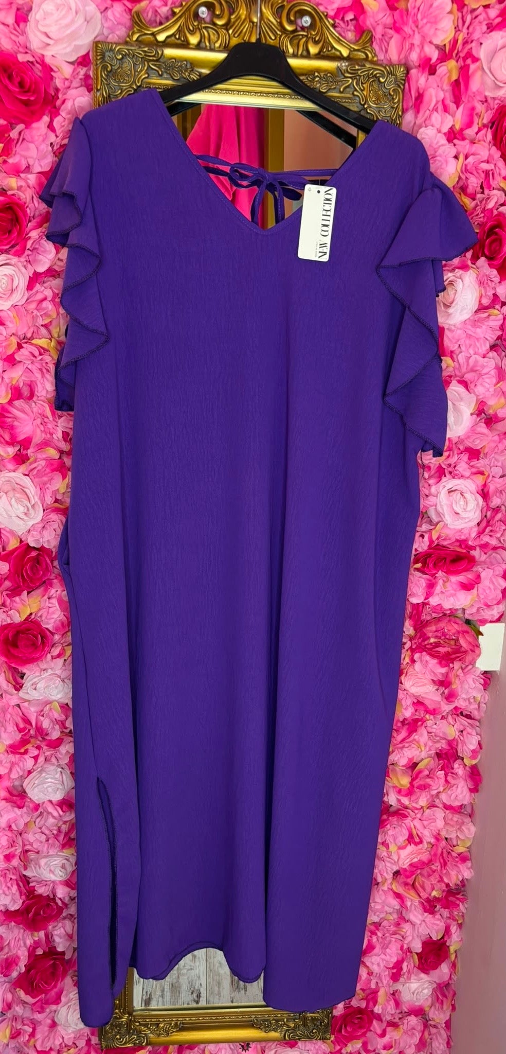 Jurk Musthave Paars Plus Size Maat 48 t/m 52