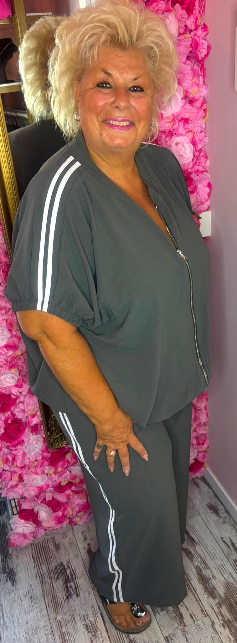 Set Sporty Leger Groen Plus Size maat 48 t/m 54
