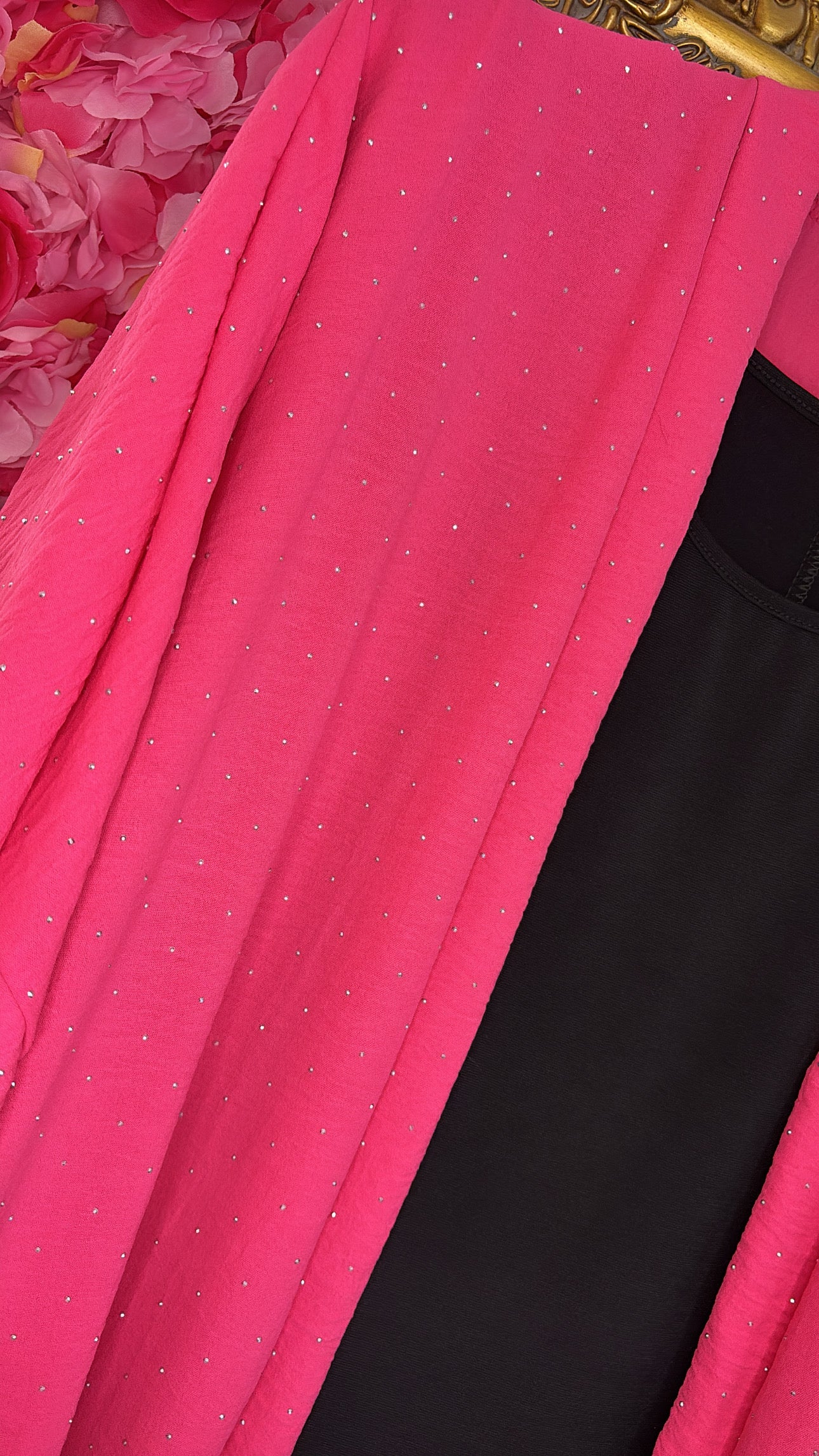 Kimono Shine Fuchsia Plus size Maat 50 t/m 58