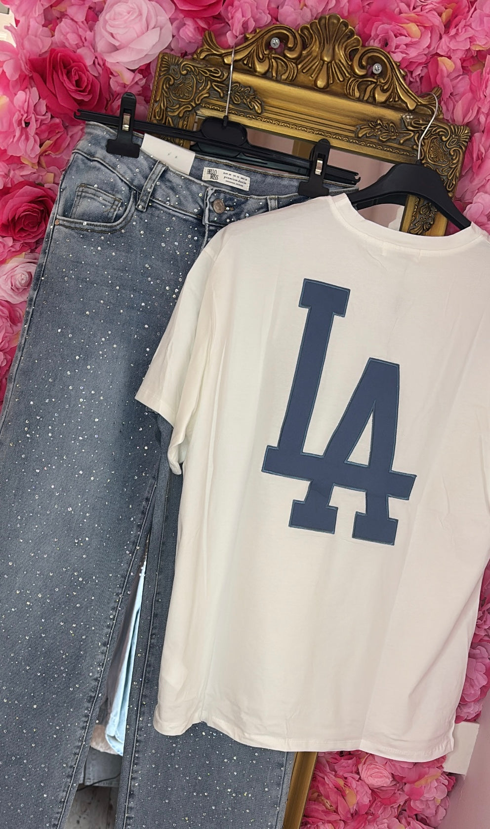 Jeans Wide Leg All Over XS t/m XL