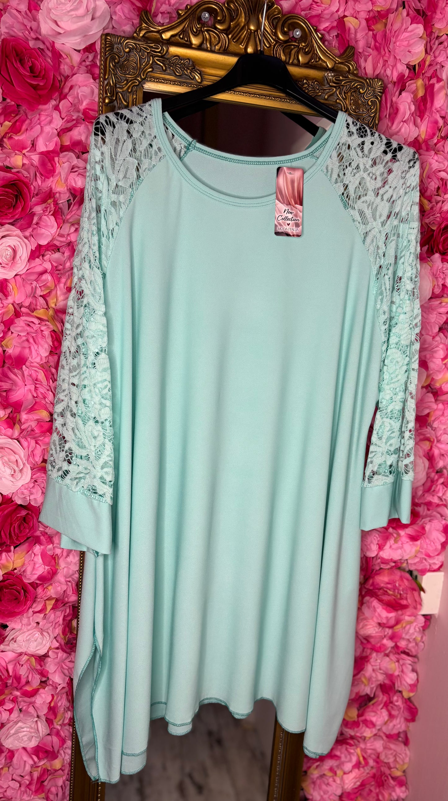 Tuniek Kant Mint Maat 46 t/m 54