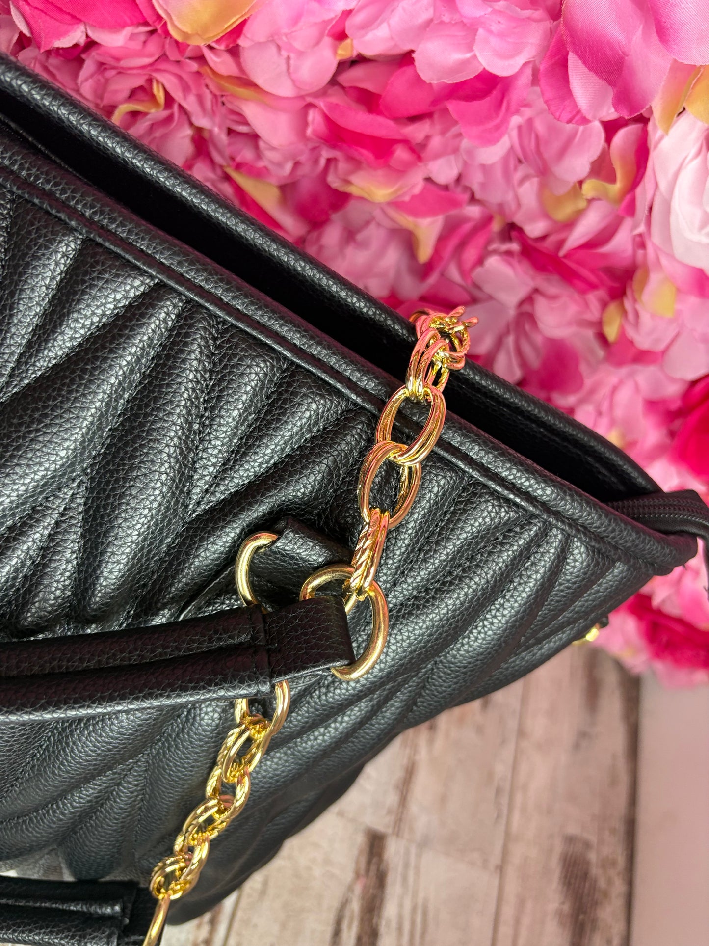 Tas Big Gold Zwart