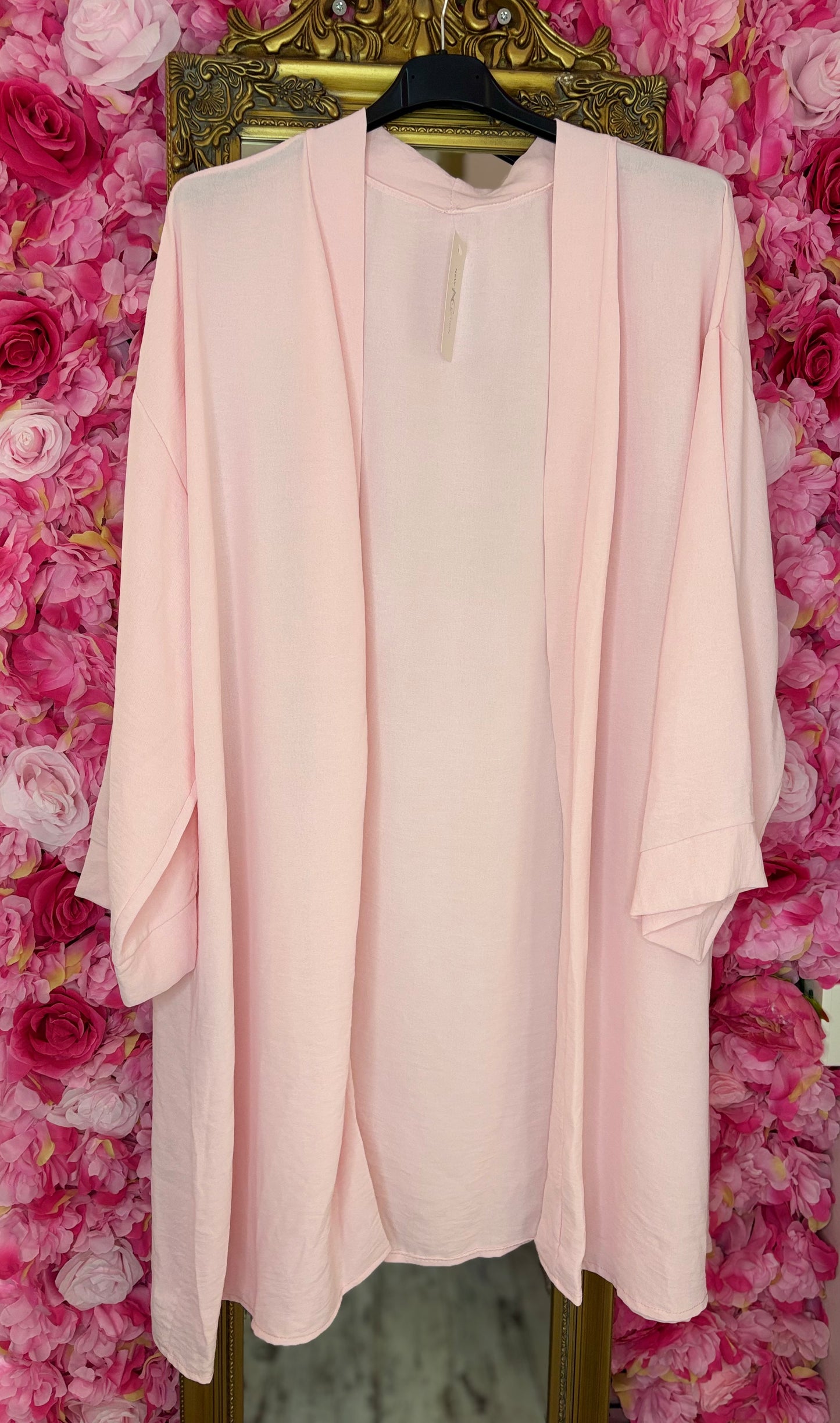Kimono Roze Plus size Maat 48 t/m 56
