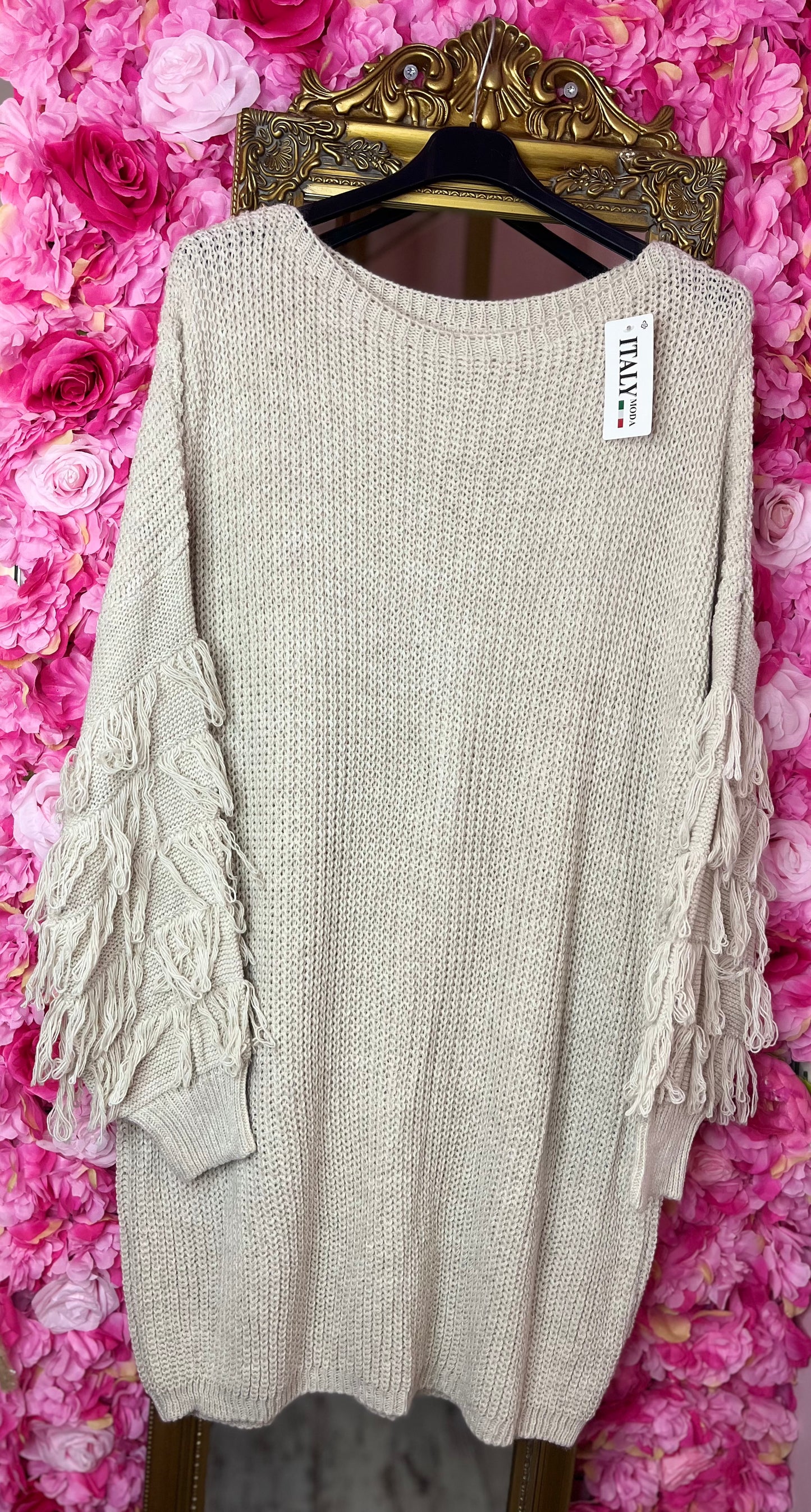 Trui Flurria Creme Plus Size Maat 46 t/m 52-54