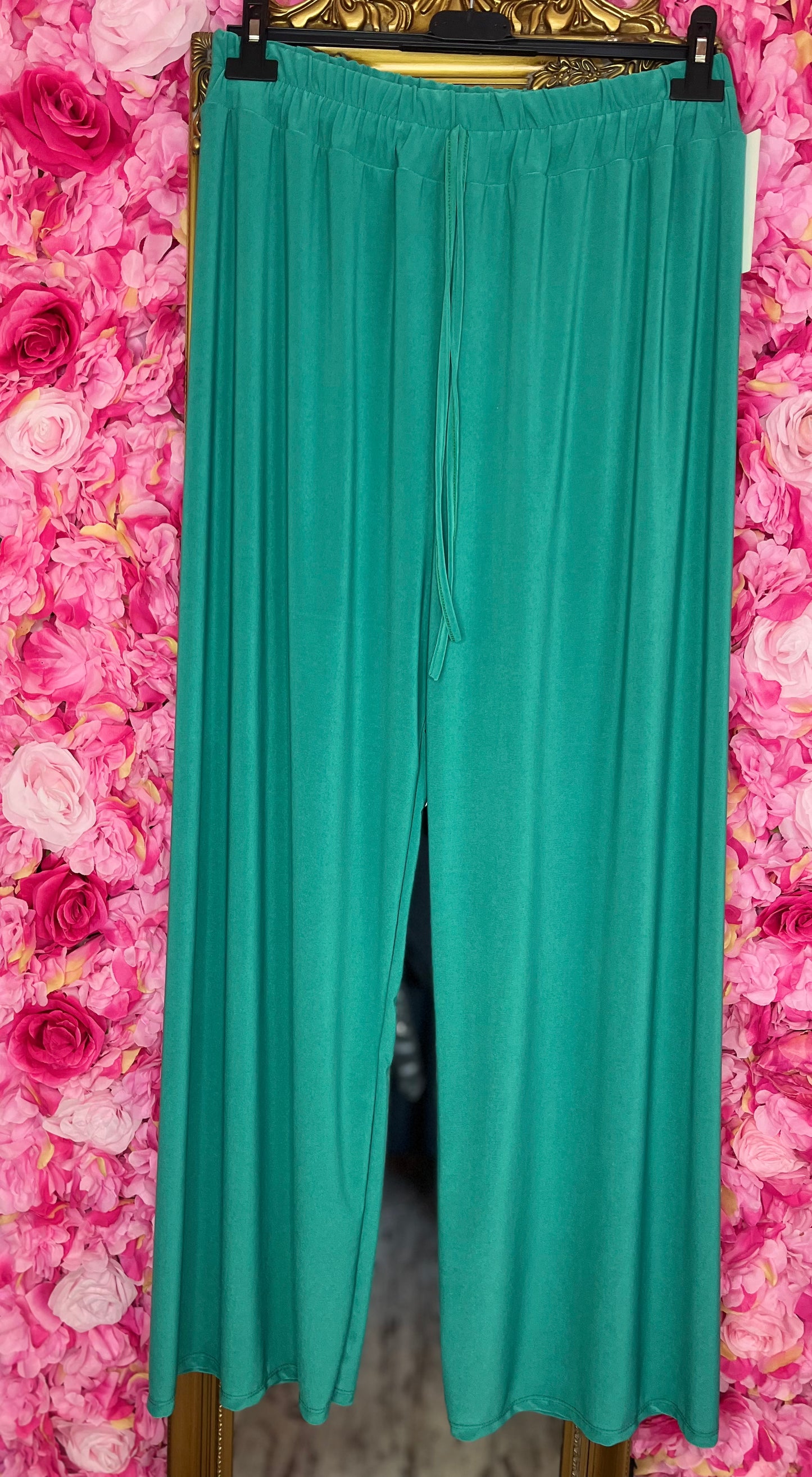 Broek Travel Zee Groen Plus Size maat t/m 54