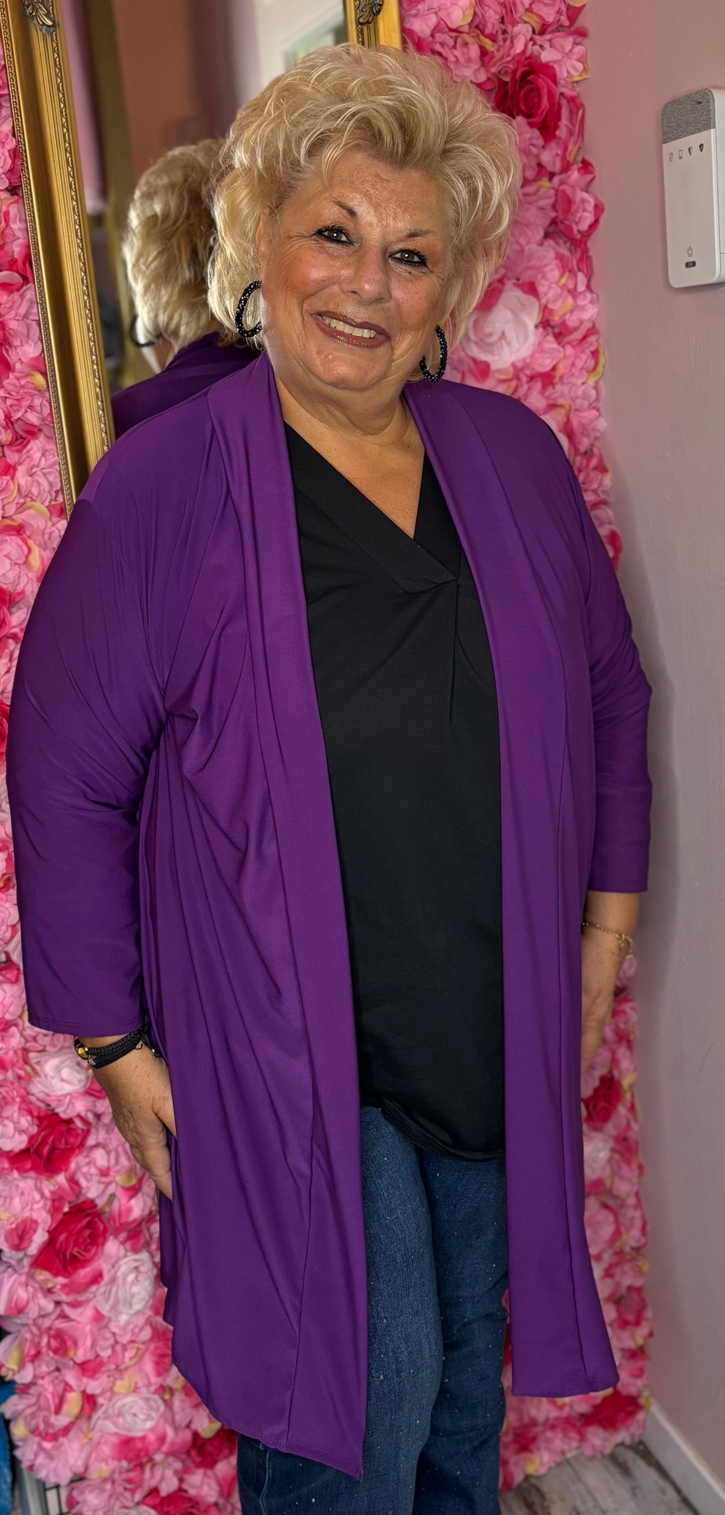 Vest Travel Paars Plus size Maat 48 t/m 56