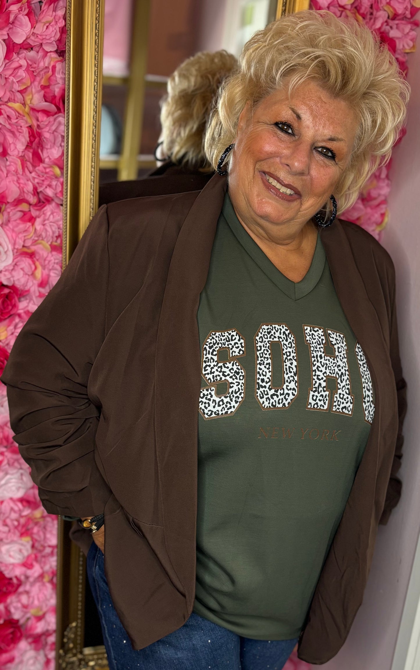 Sweater Soho Leger Groen Plus Size Maat 46 t/m 52-54