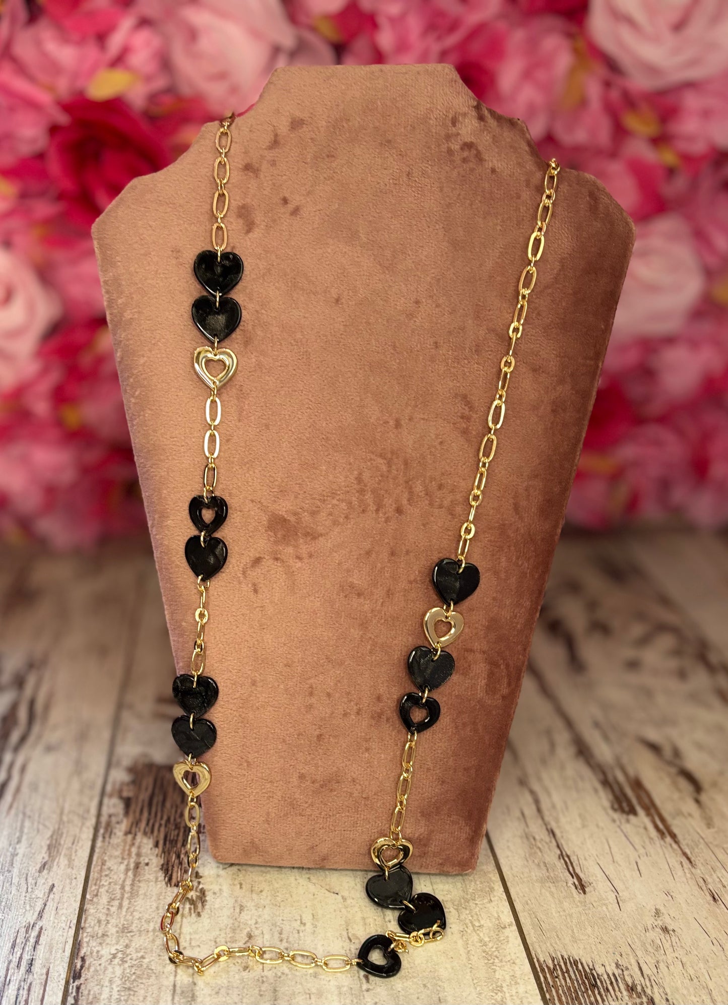 Ketting Black Gold Love