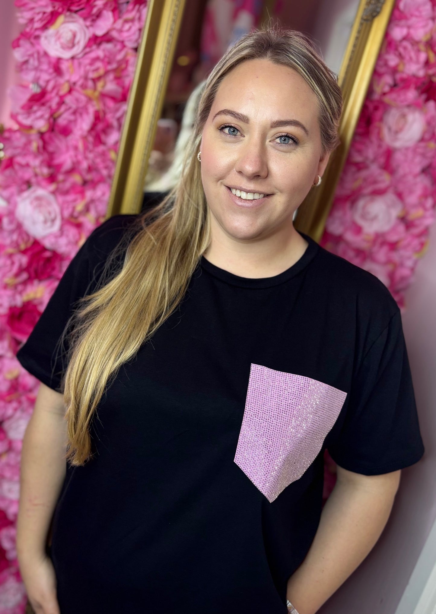 T-shirt Swar Wit Plus Size tot Maat 48