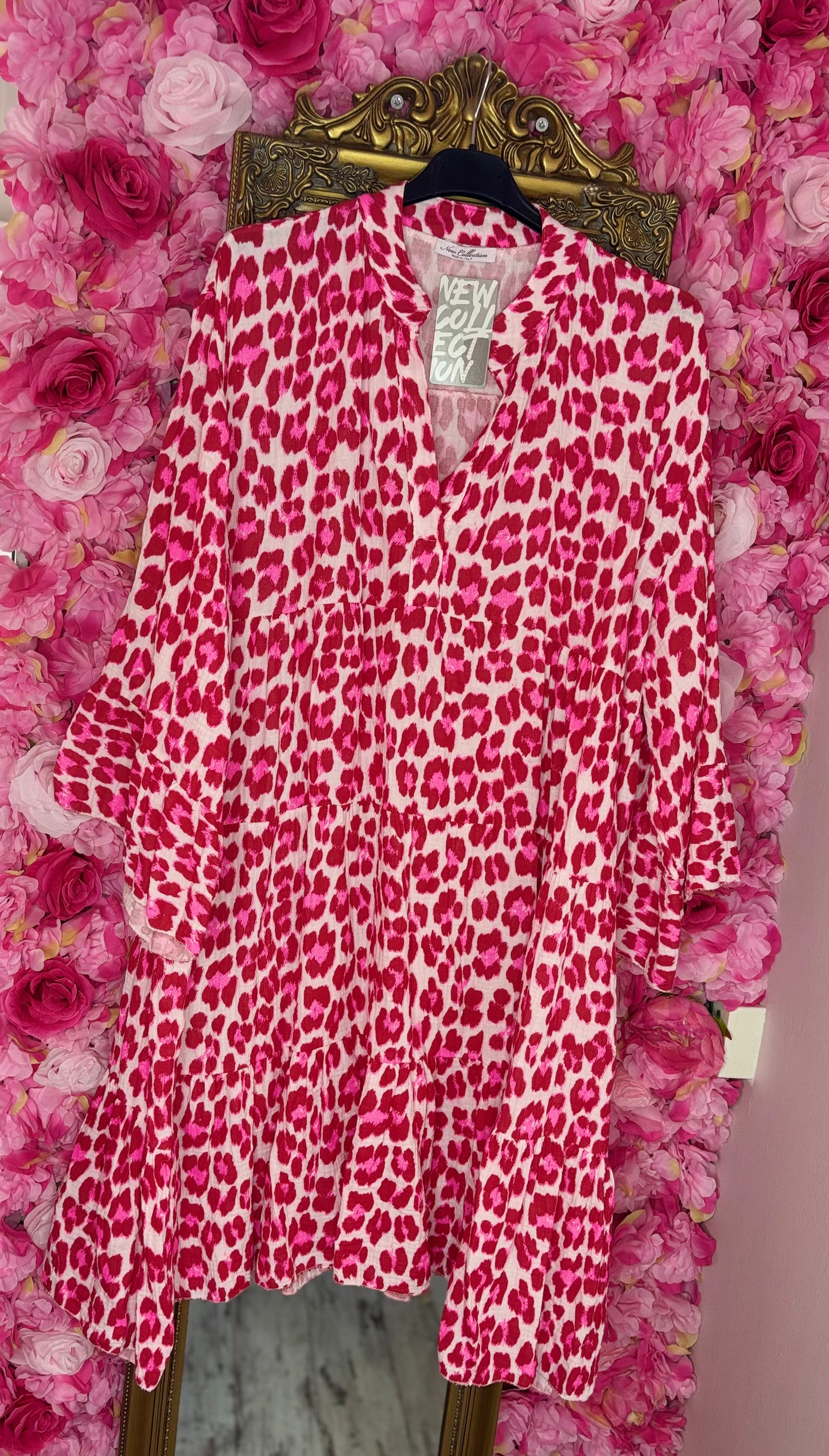 Jurk The Vibe Rood Maat 48 t/m 54