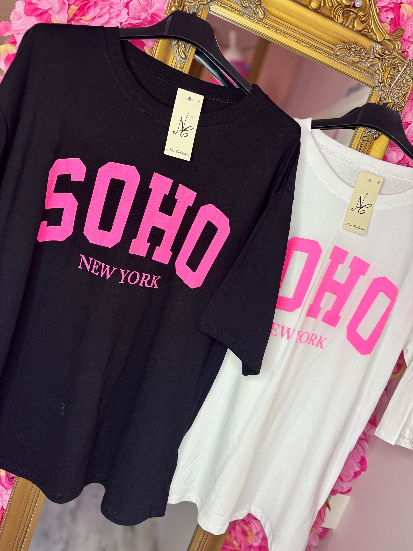 T-shirt Soho Wit Plus Size tot Maat 42