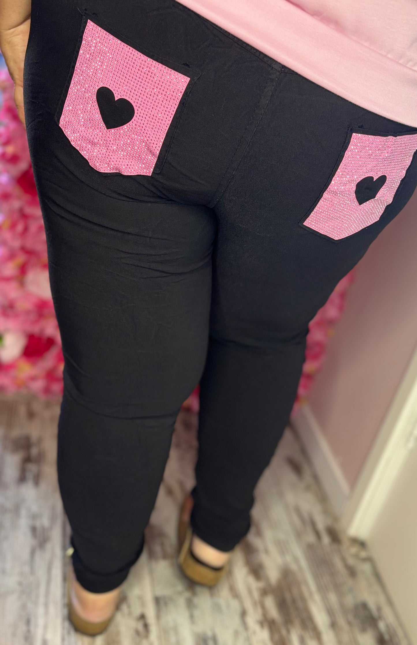 Broek Stretch Zwart Plus Size Maat 46 t/m 52