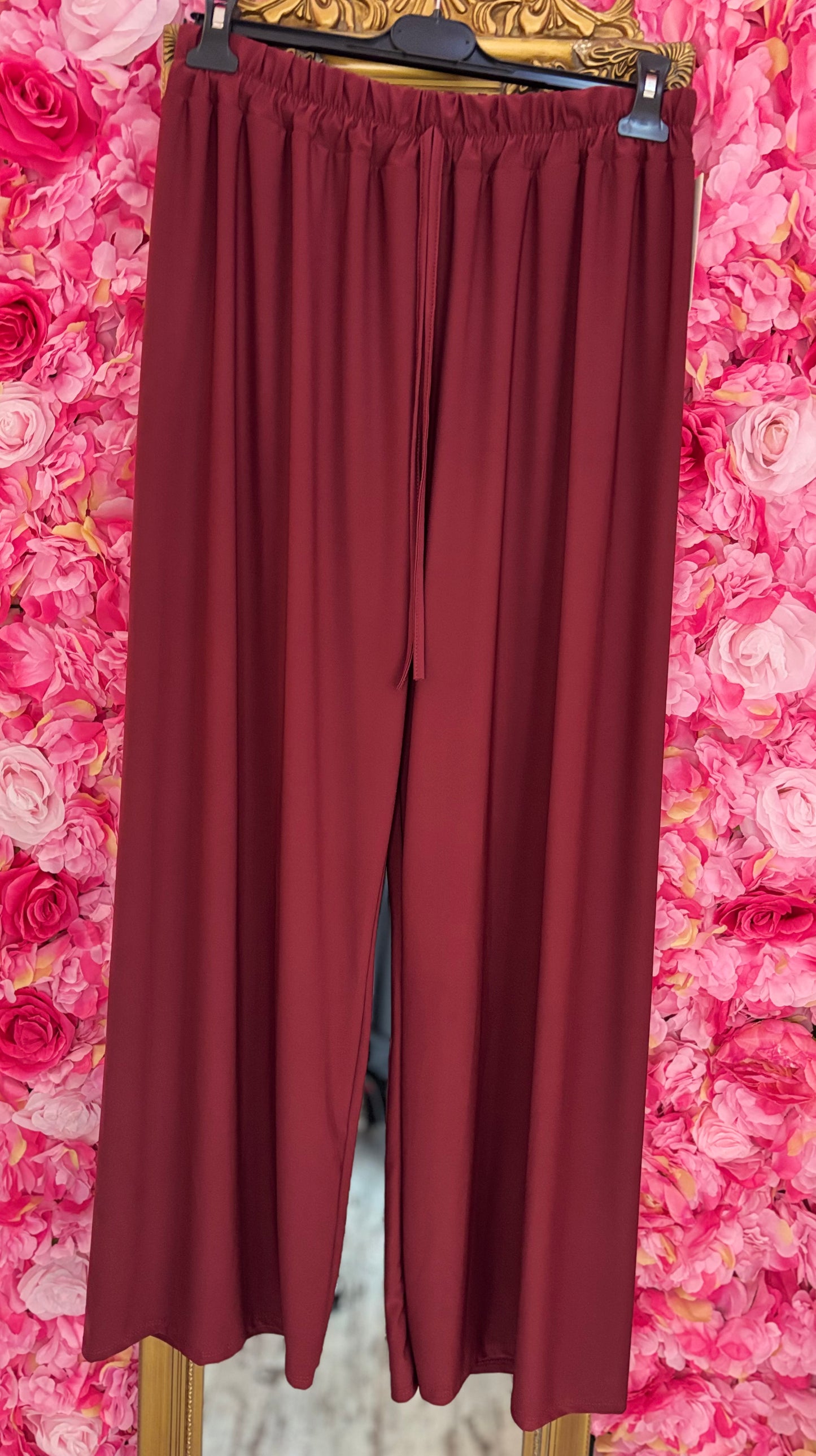 Broek Travel Bordeaux Plus Size maat t/m 54