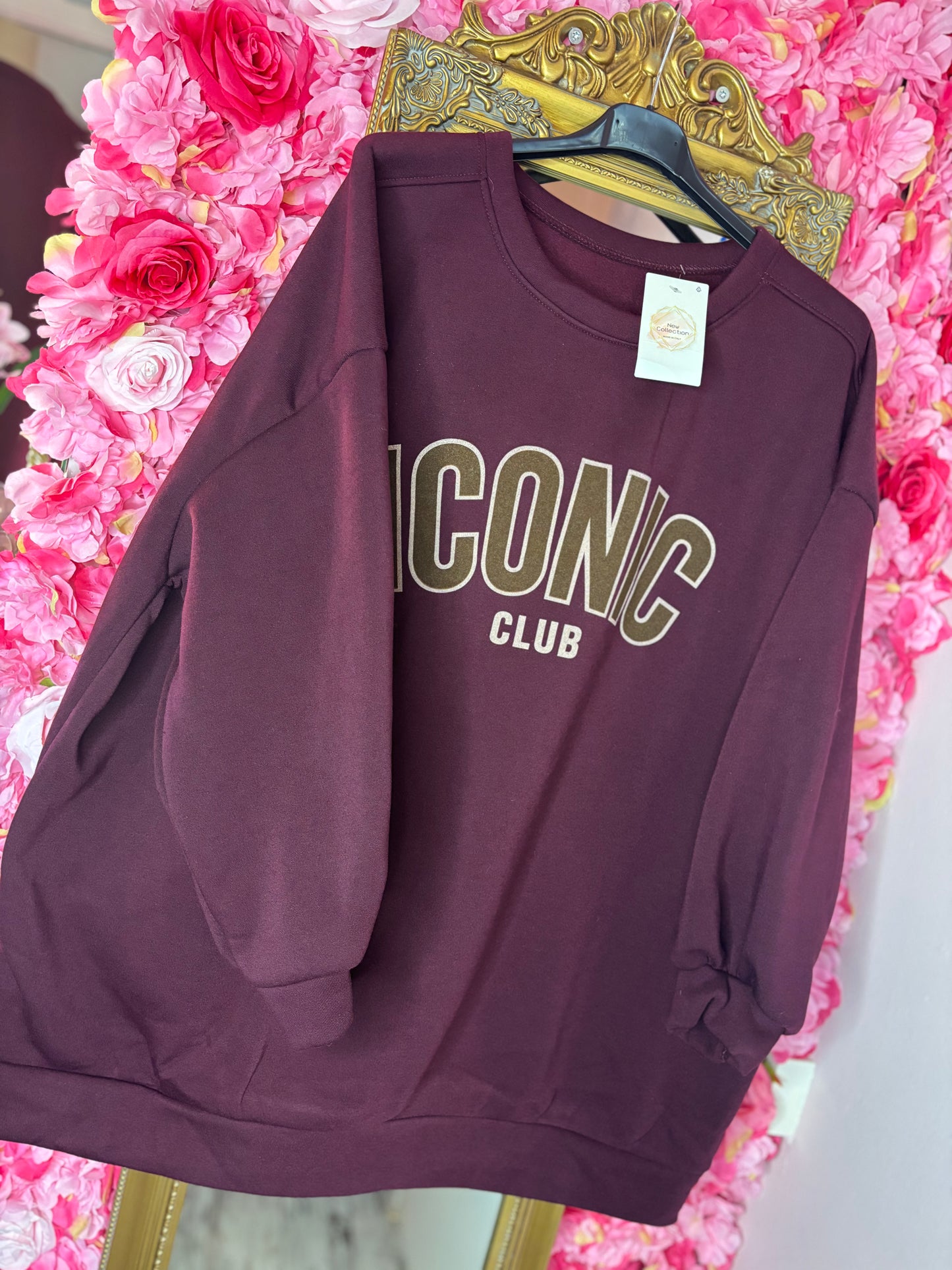 Trui Icon Soft Bordeaux Plus Size Maat 48 t/m 52-54