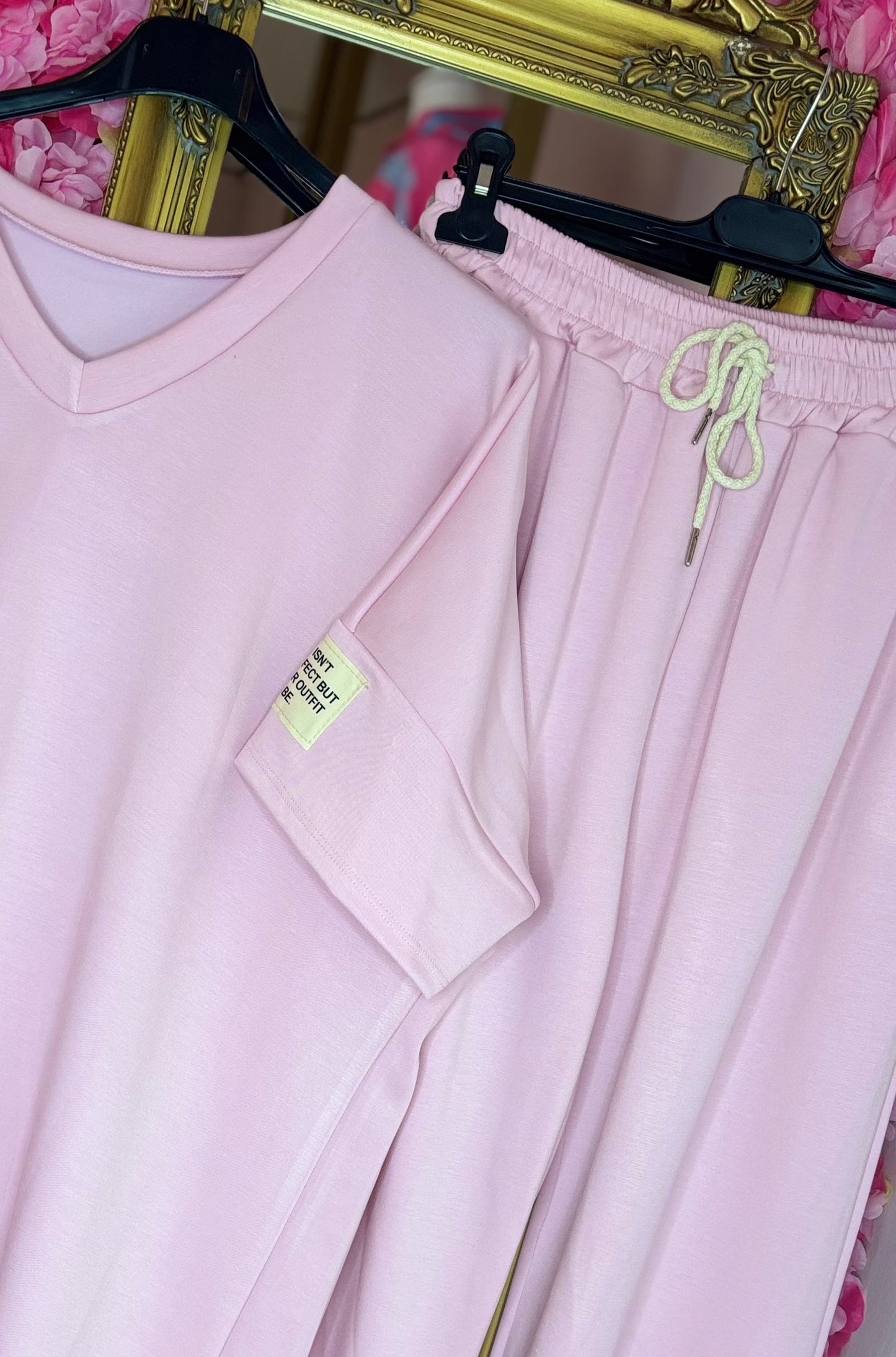 Comfy Set Sunny Perfect XL Licht Roze Plus Size maat 46 t/m 52