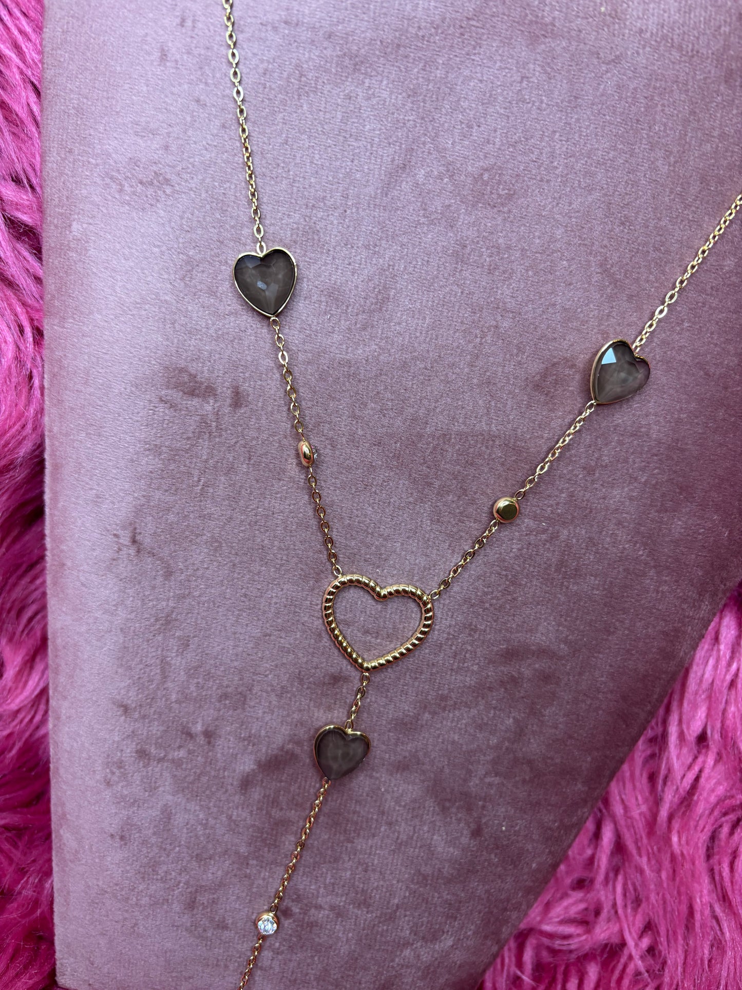 Ketting Sweatheart Bruin