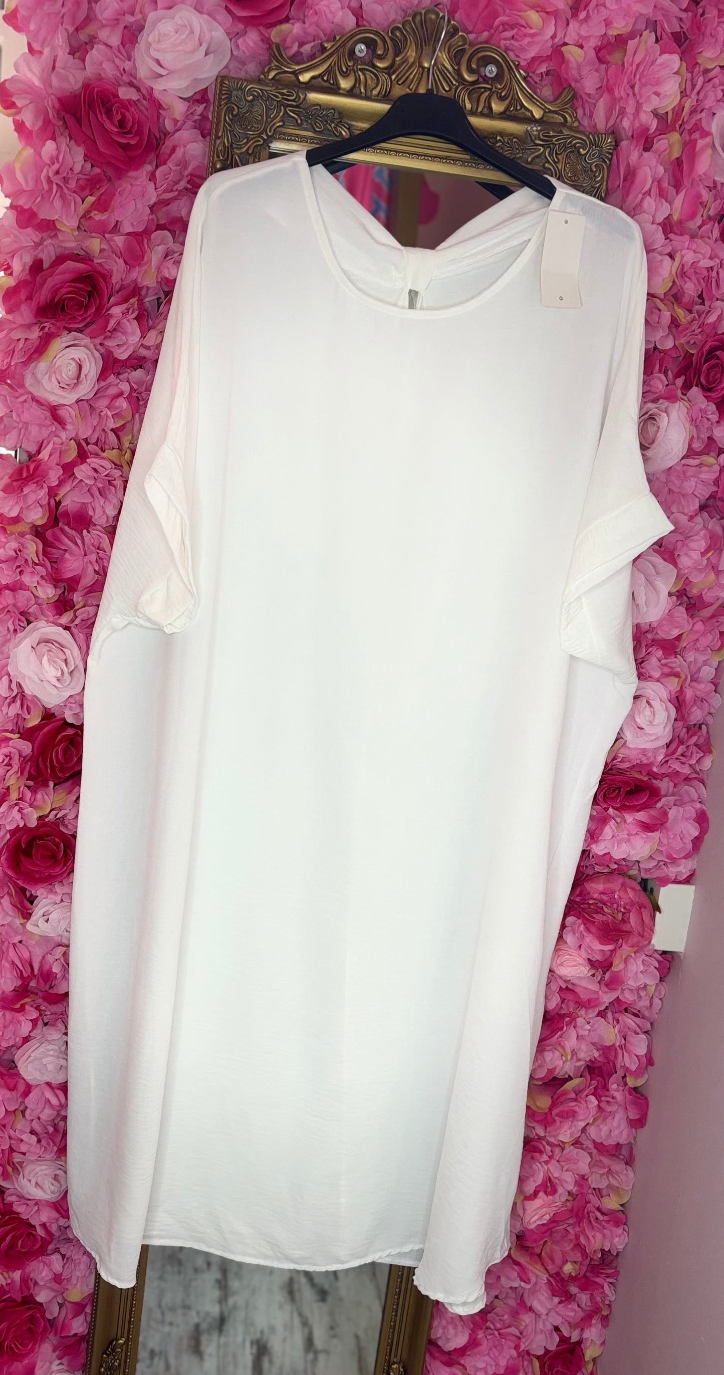 Jurk Classic Wit Plus Size Maat 48 t/m 54