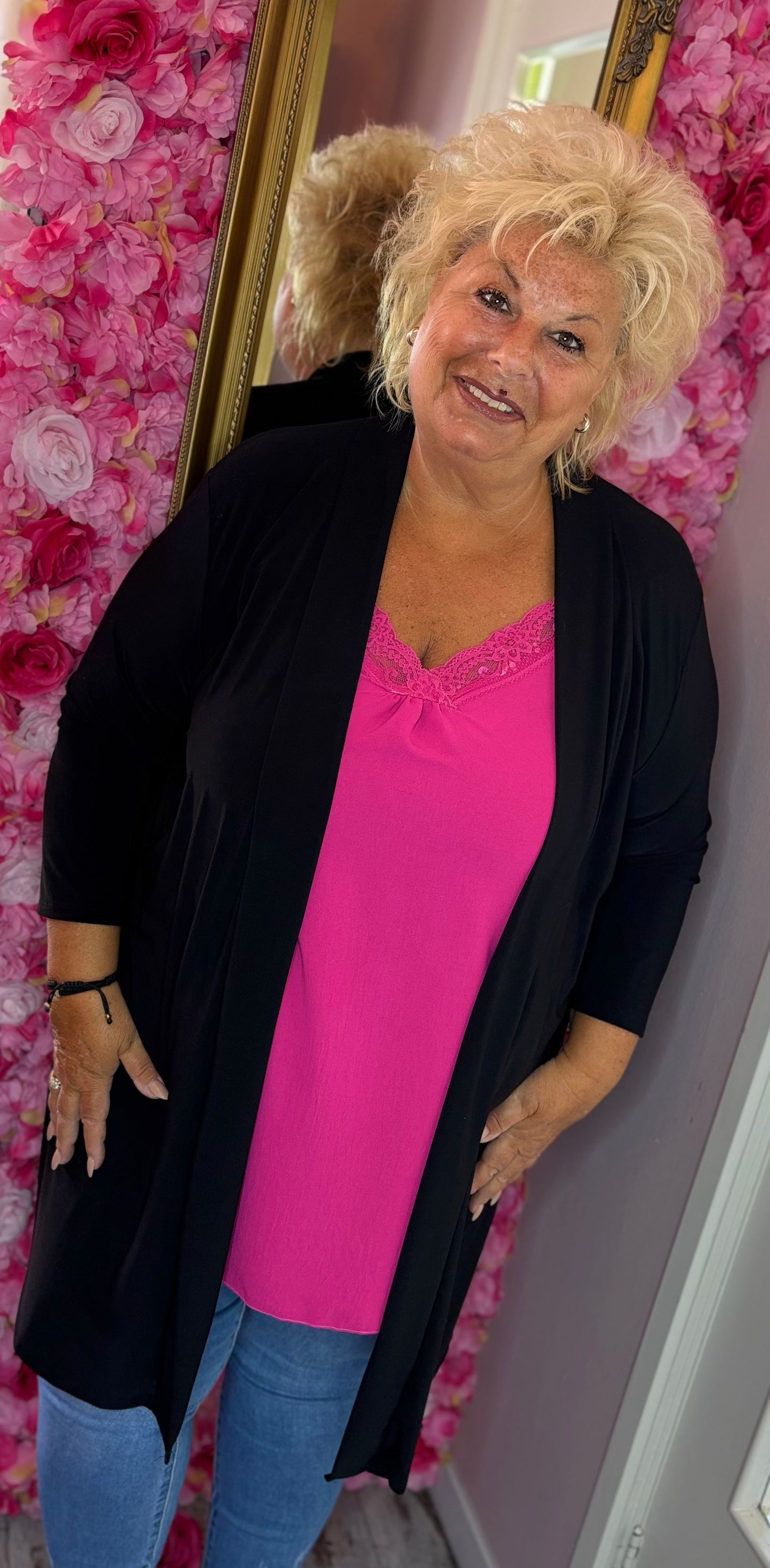 Vest Travel Zwart Plus size Maat 48 t/m 56