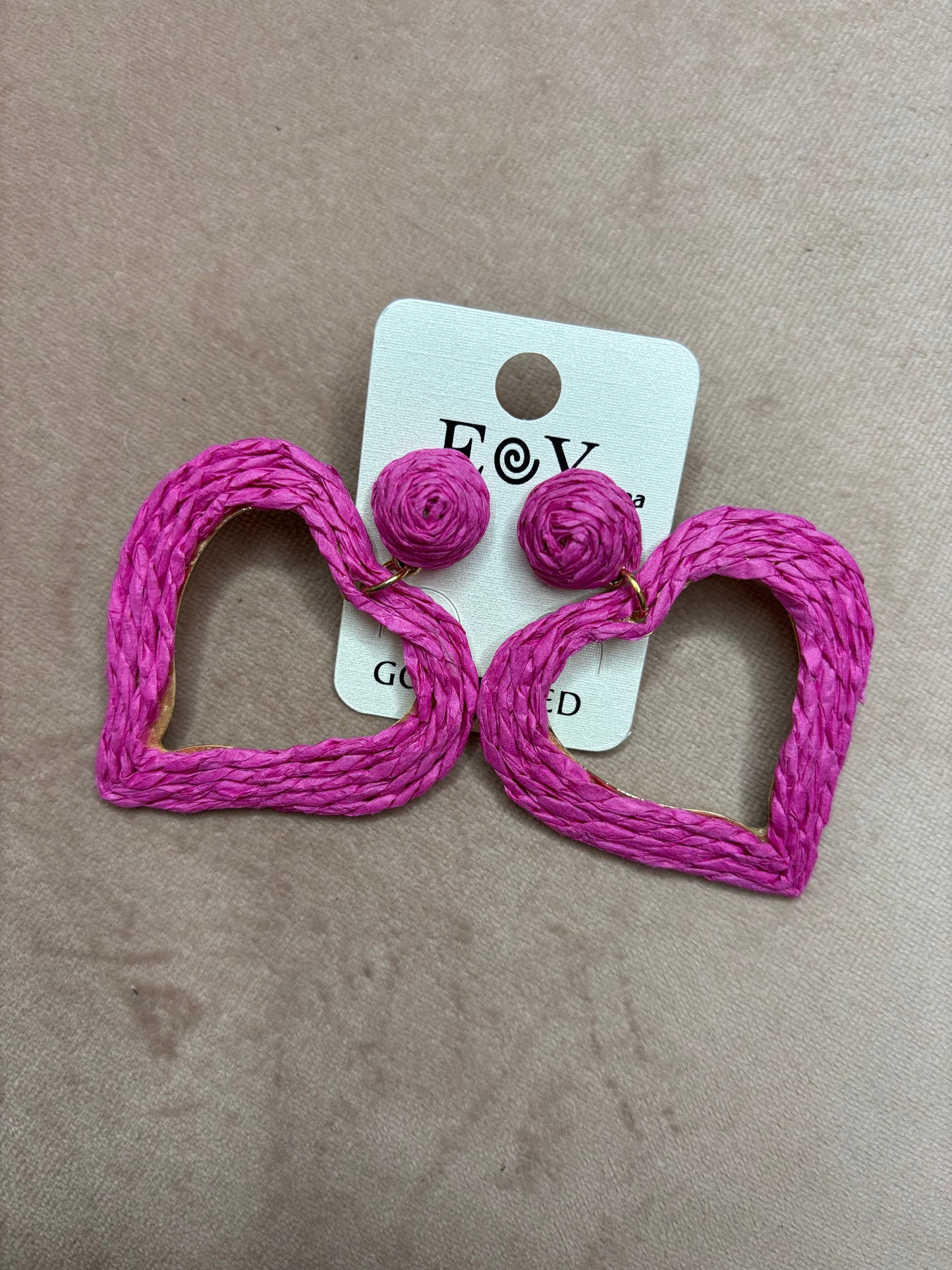 Oorbel Pink Heart