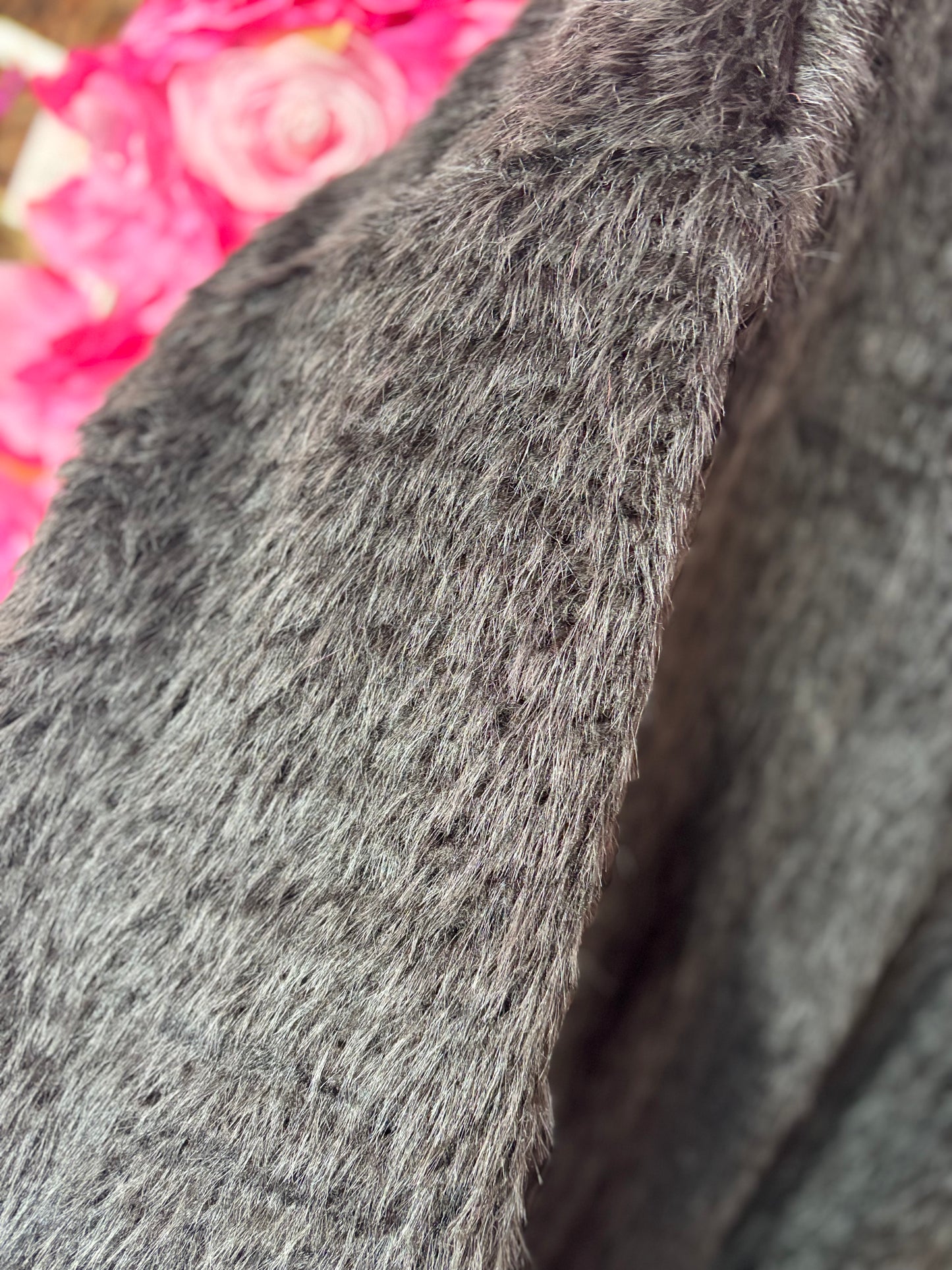 Vest Moos Kort Zwart Plus Size Maat 44 t/m 52