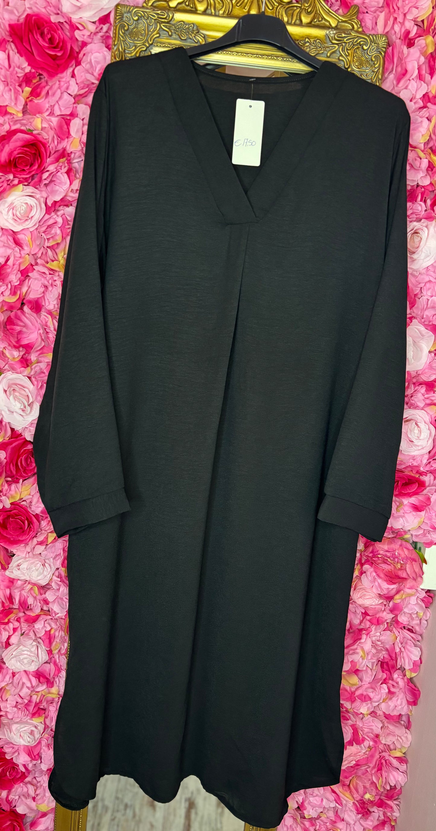 Jurk Basic Linda Zwart Plus Size 42 t/m 48-50