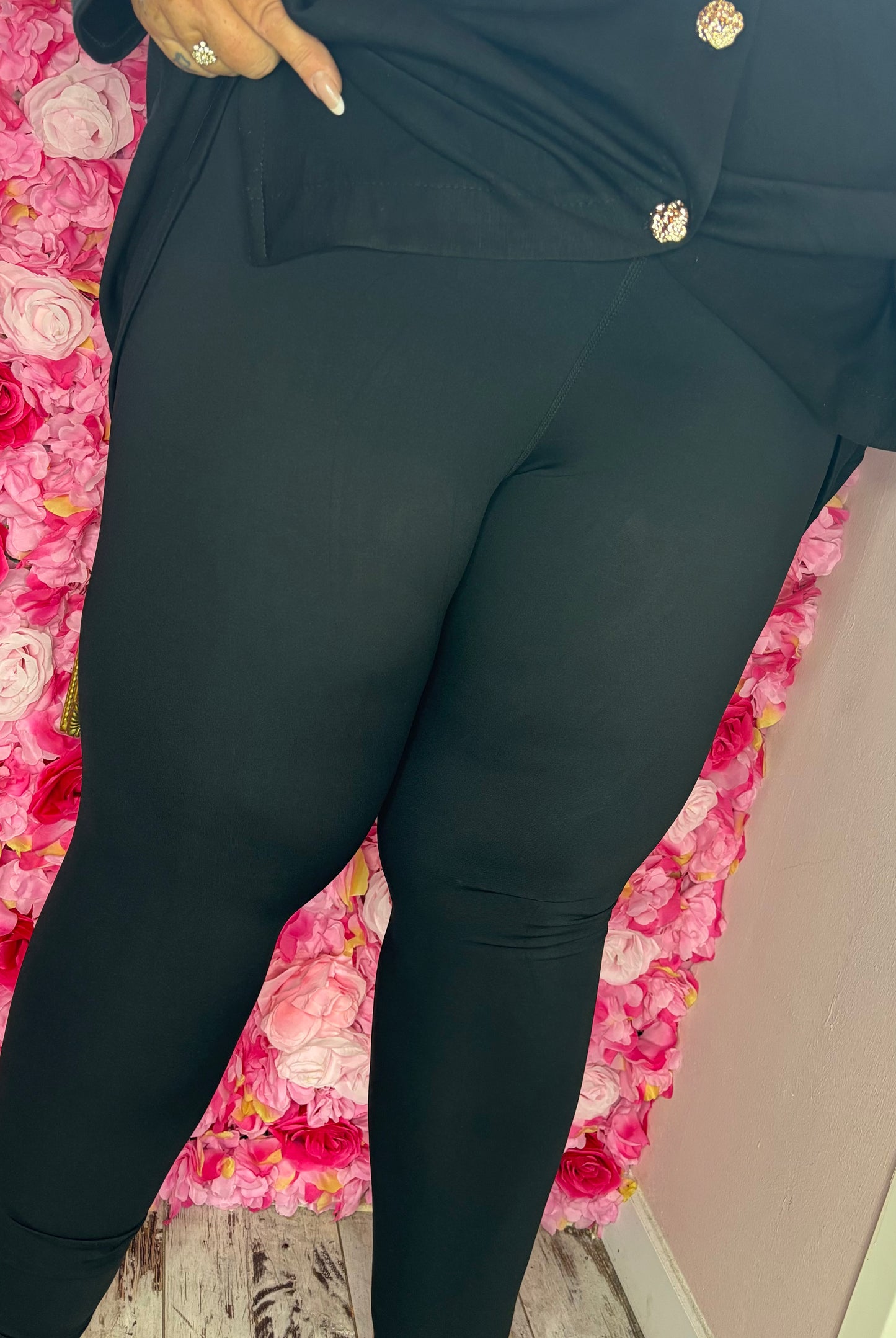 Legging Norfy Sport Look Zwart Maat 36 t/m 46 *MEGA STRETCH PAST GROTER*