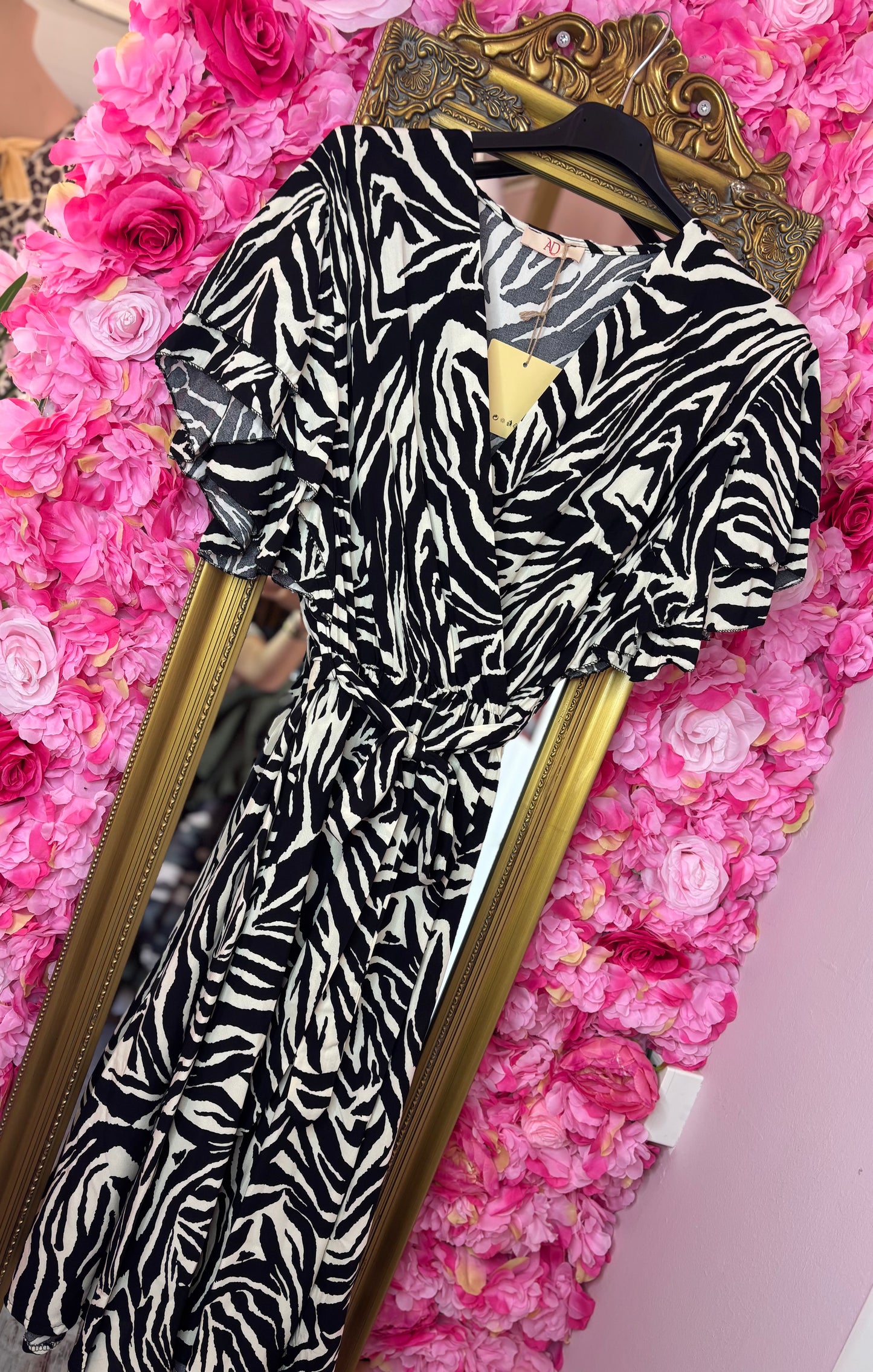 Jurk Animal Zebra tot Maat 46