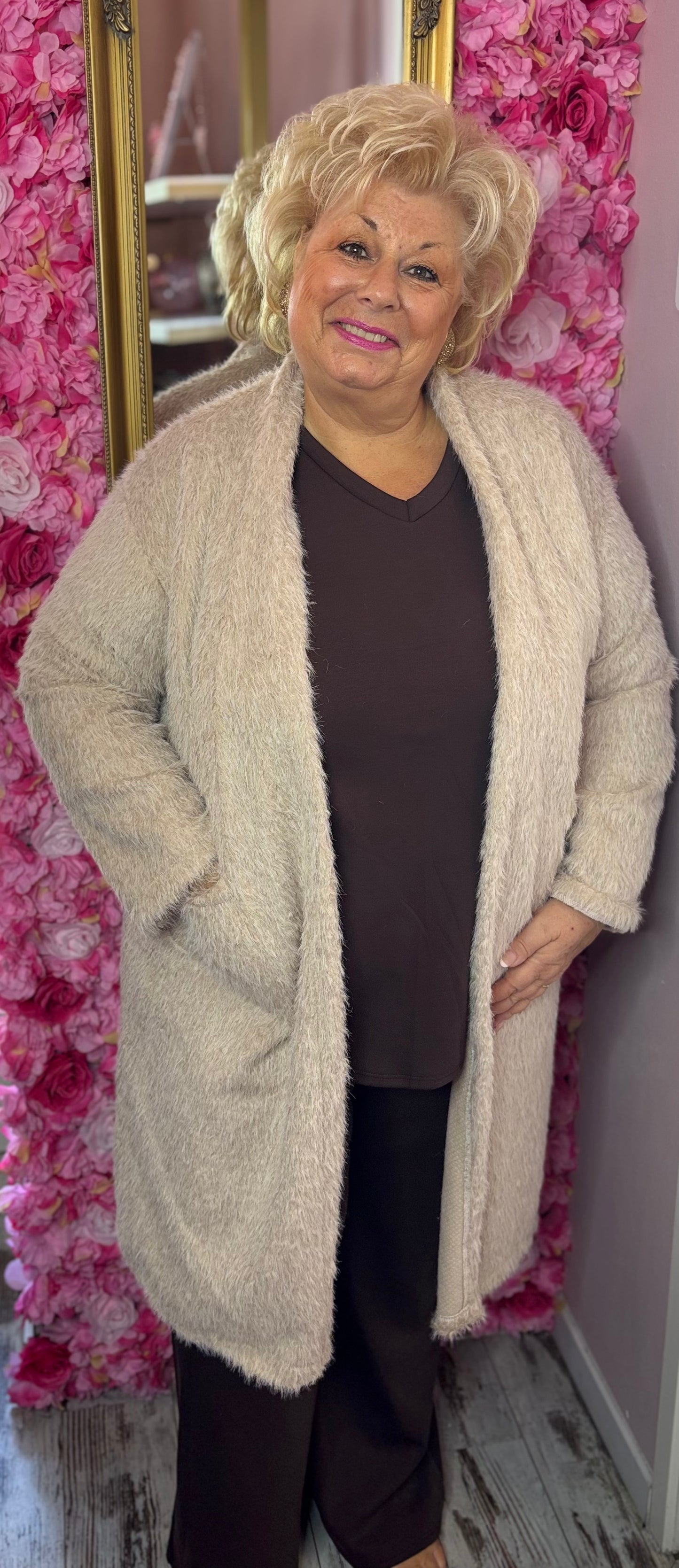 Comfy Set Max Bruin Plus Size maat 44 t/m 52