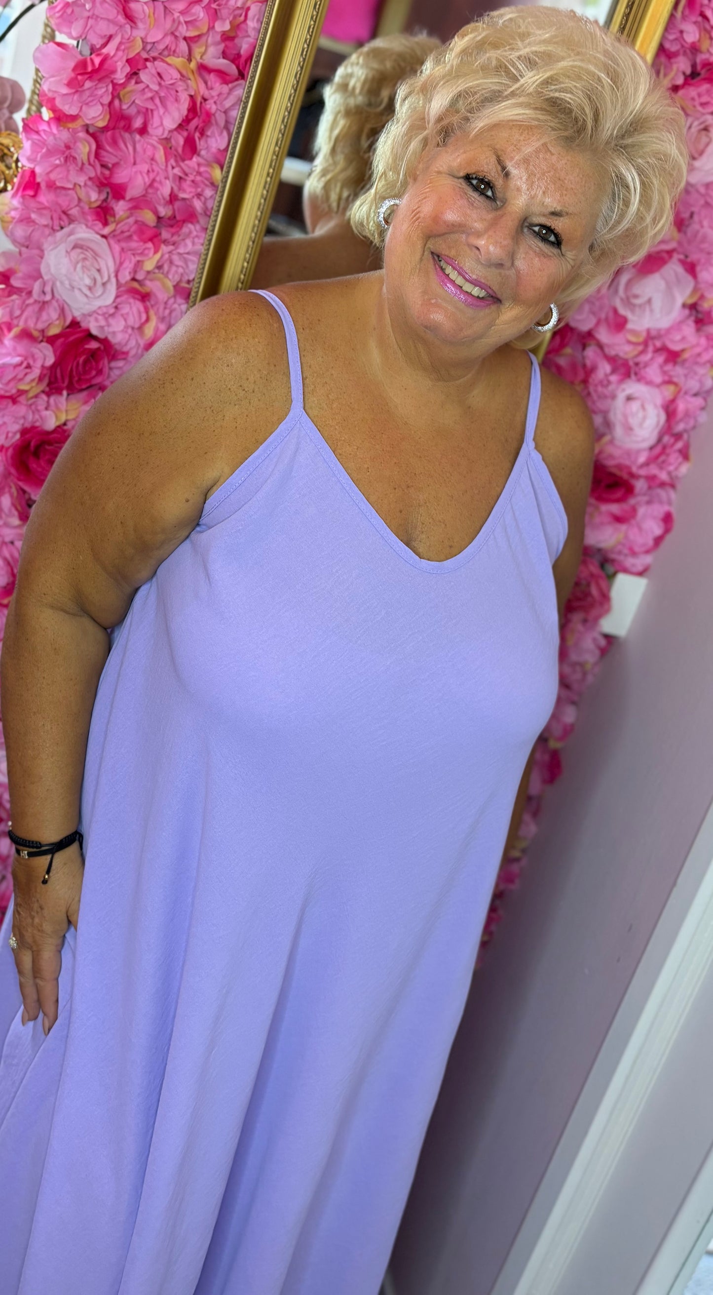 Jurk Long Basic A-lijn Lilla Plus Size Maat 48 t/m 54