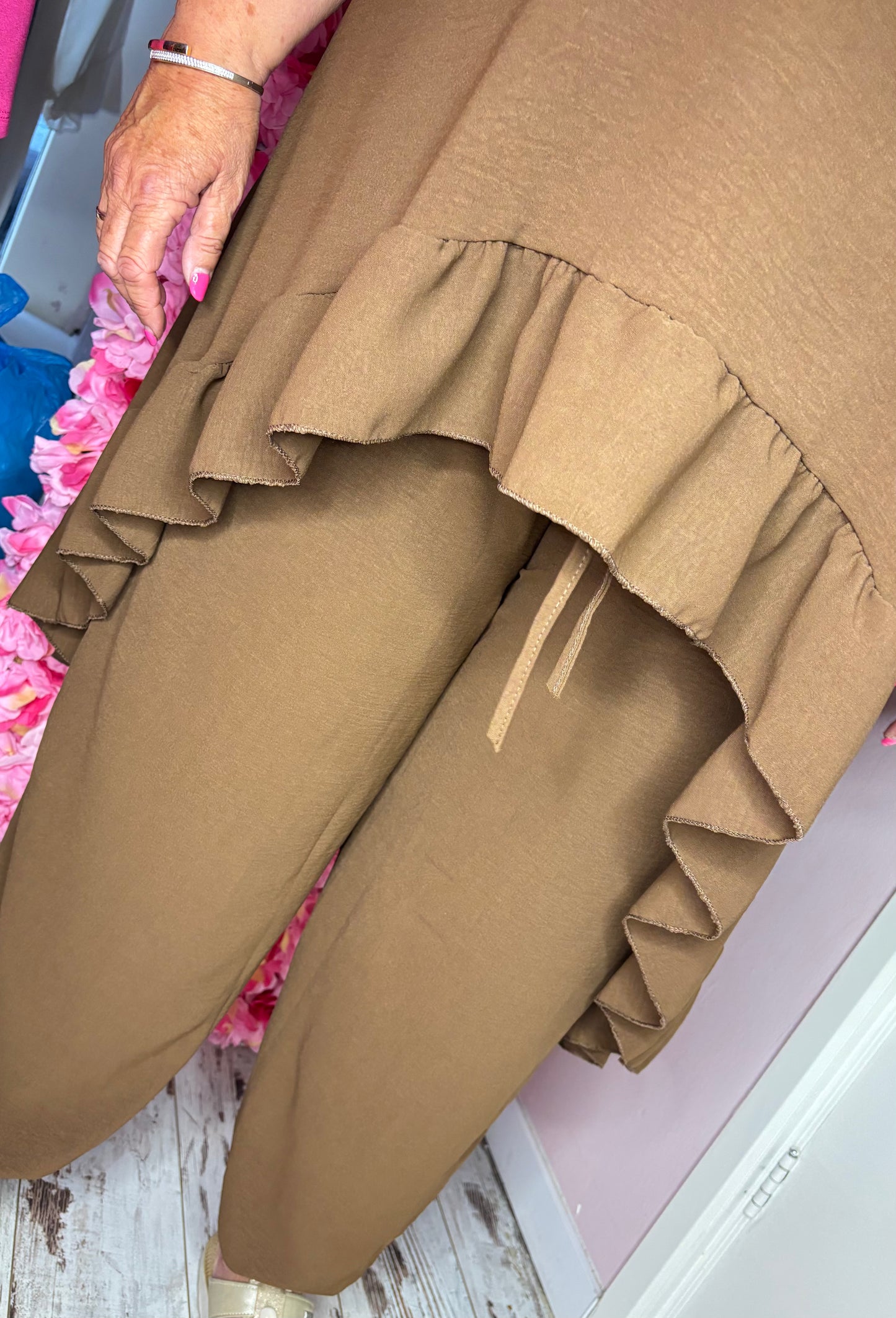 Set Viral Bruin Plus Size maat 48 t/m 54