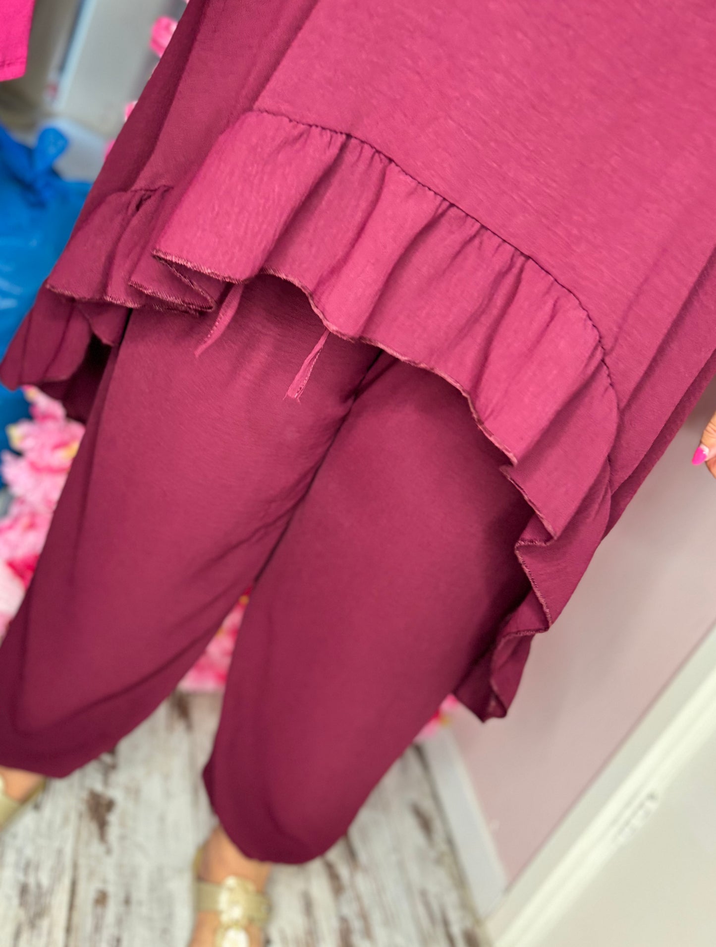Set Viral Bordeaux Plus Size maat 48 t/m 54