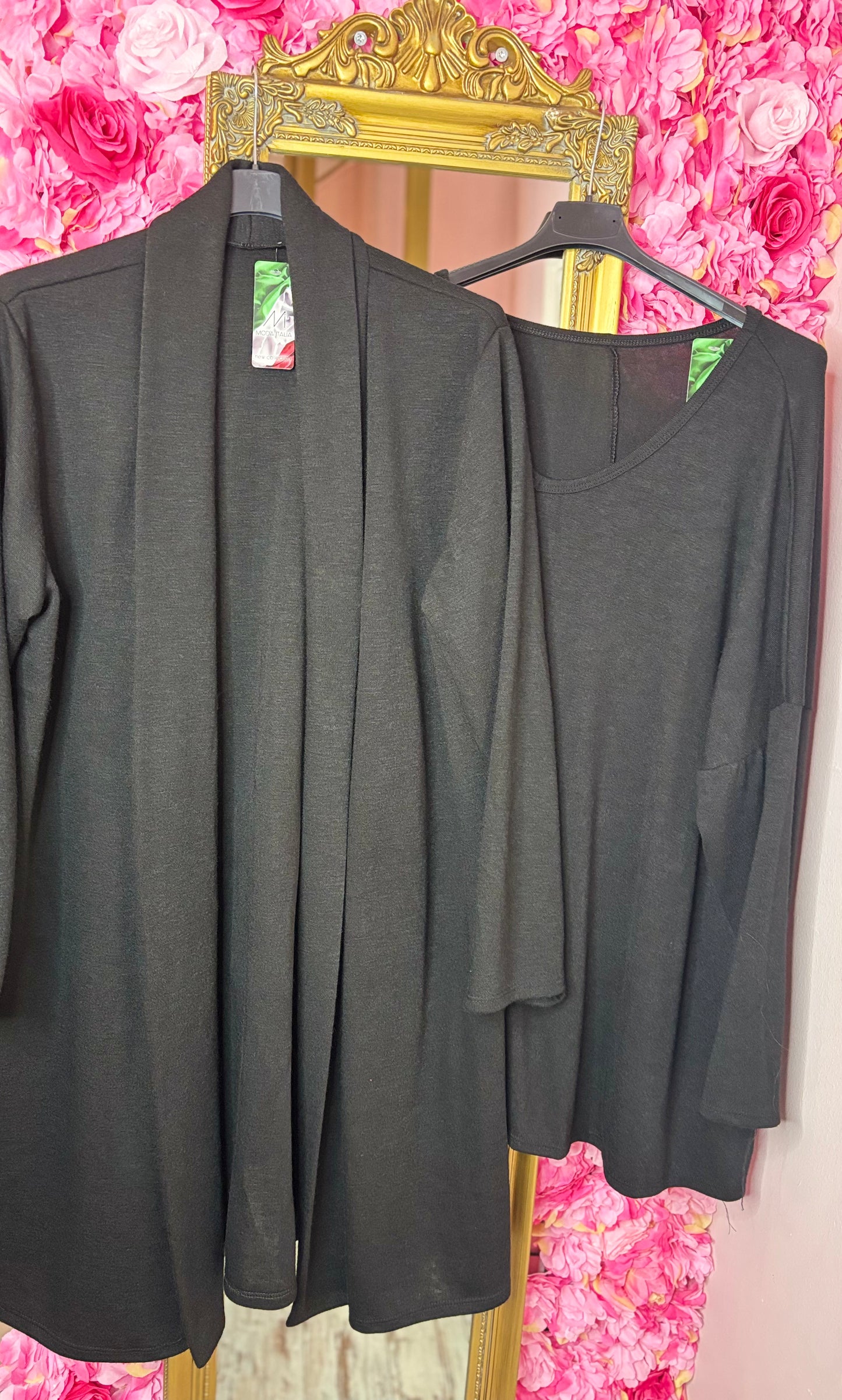 Vest Basic Zwart Plus Size Maat 48 t/m 56-58