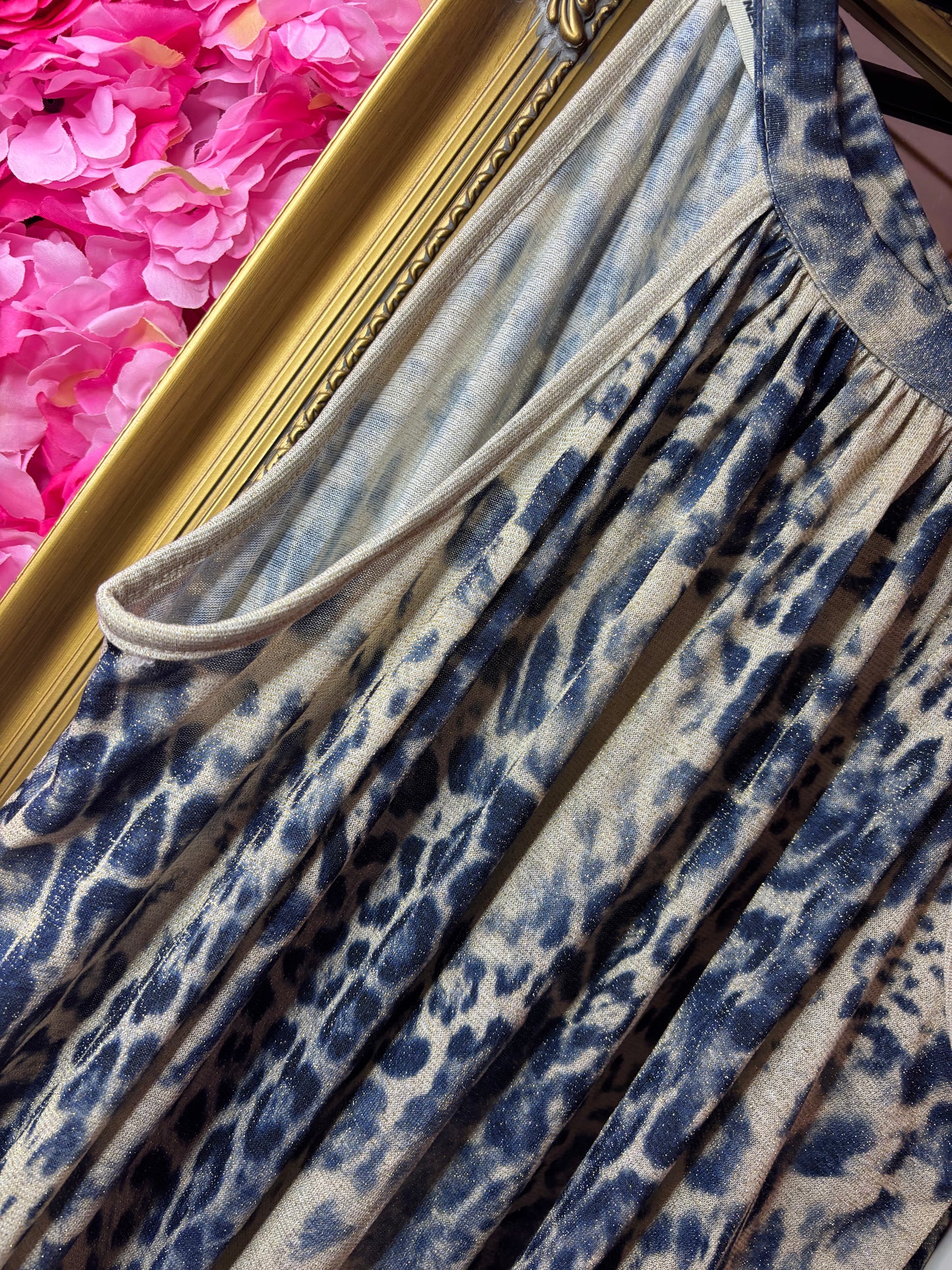 Jurk Zykantos Blauw Maat 48 t/m 54