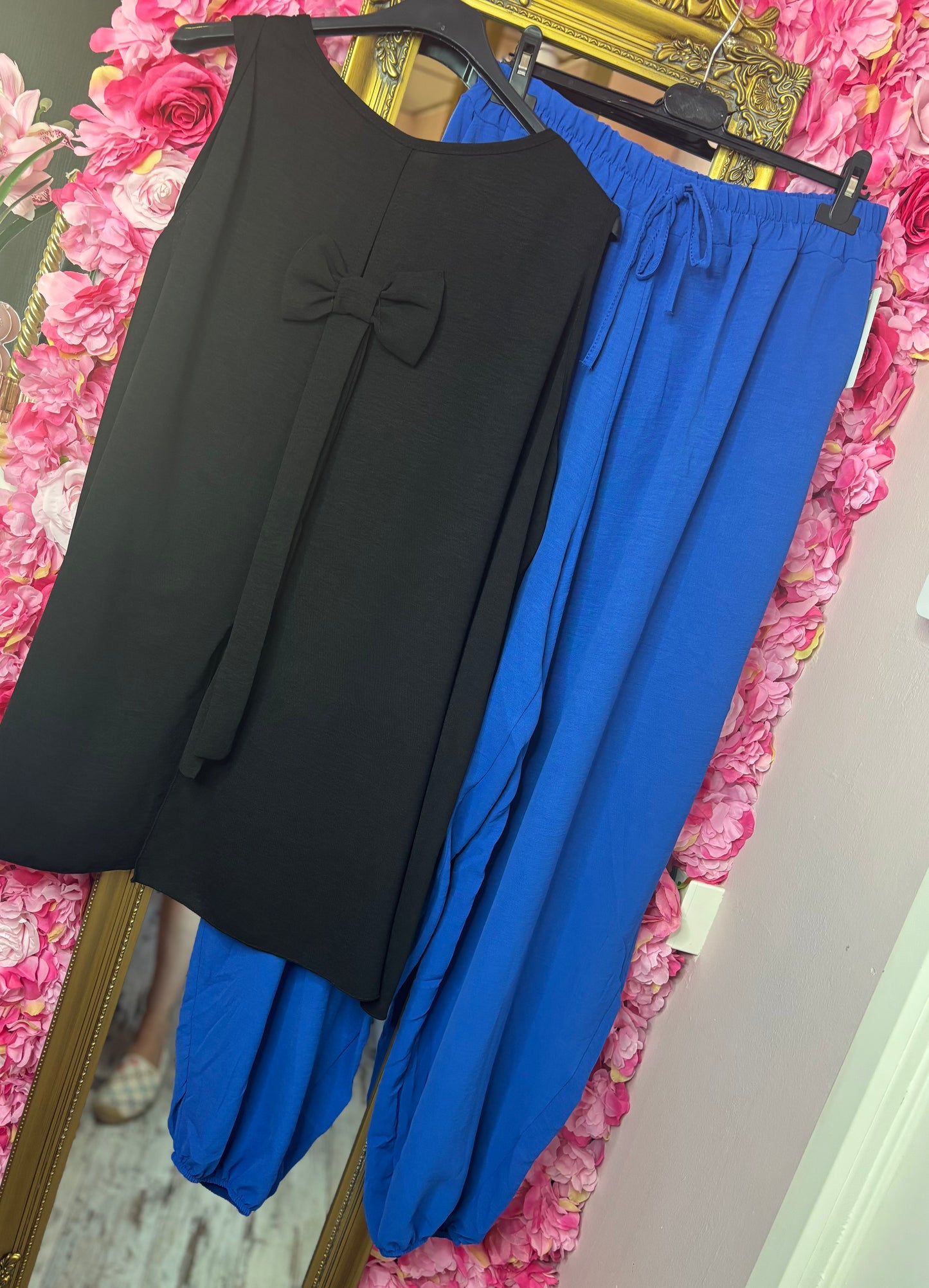 Broek Pof Konings Blauw Plus Size Maat 48 t/m 54-56