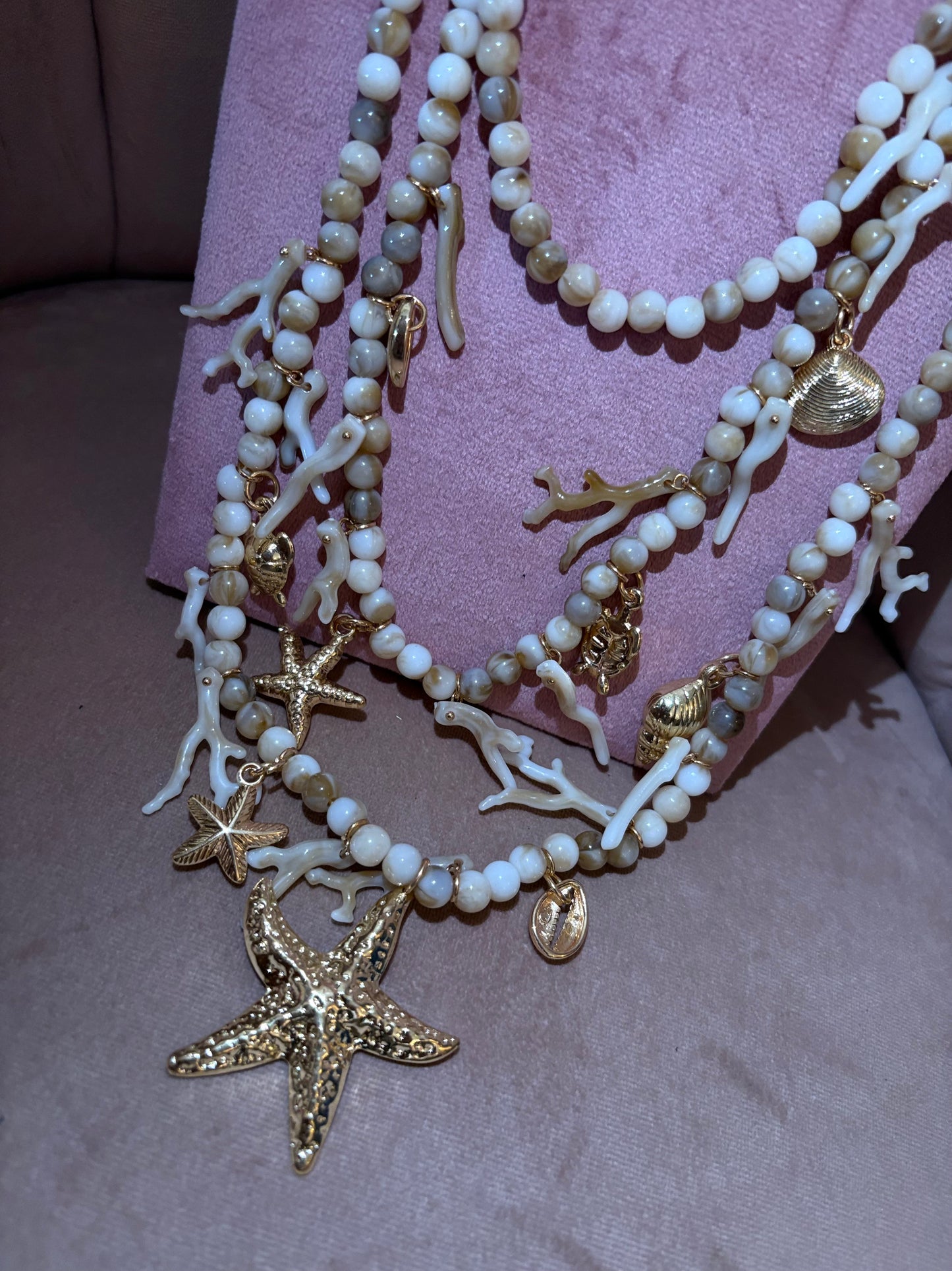 Ketting Beige Creme Holiday