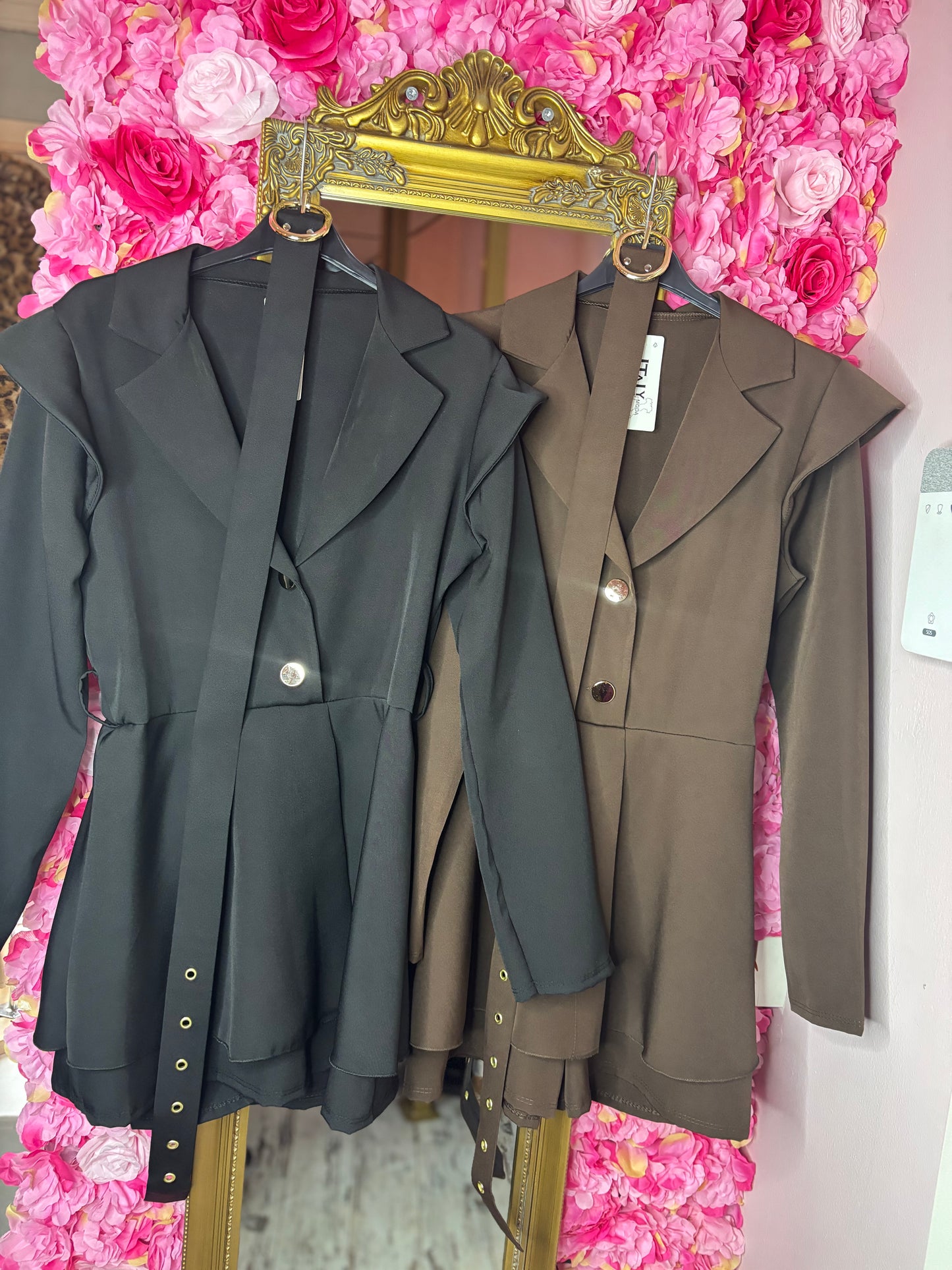 Jumpuiste/Jurk Musthave Bruin Plus Size tot maat 40