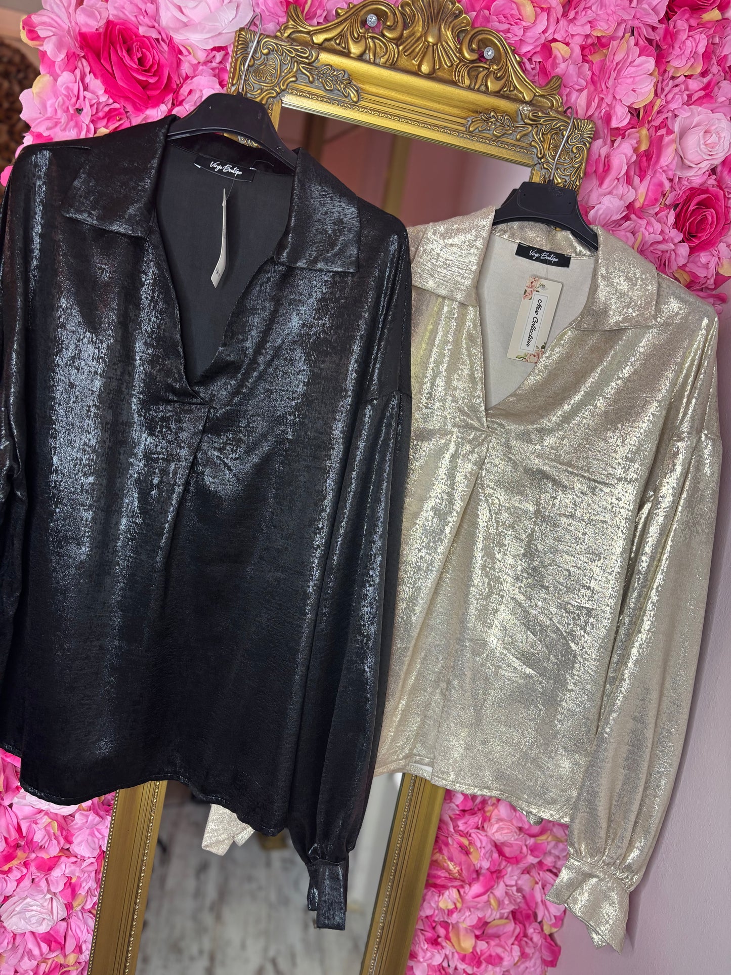 Blouse Joey Goud tot Maat 44