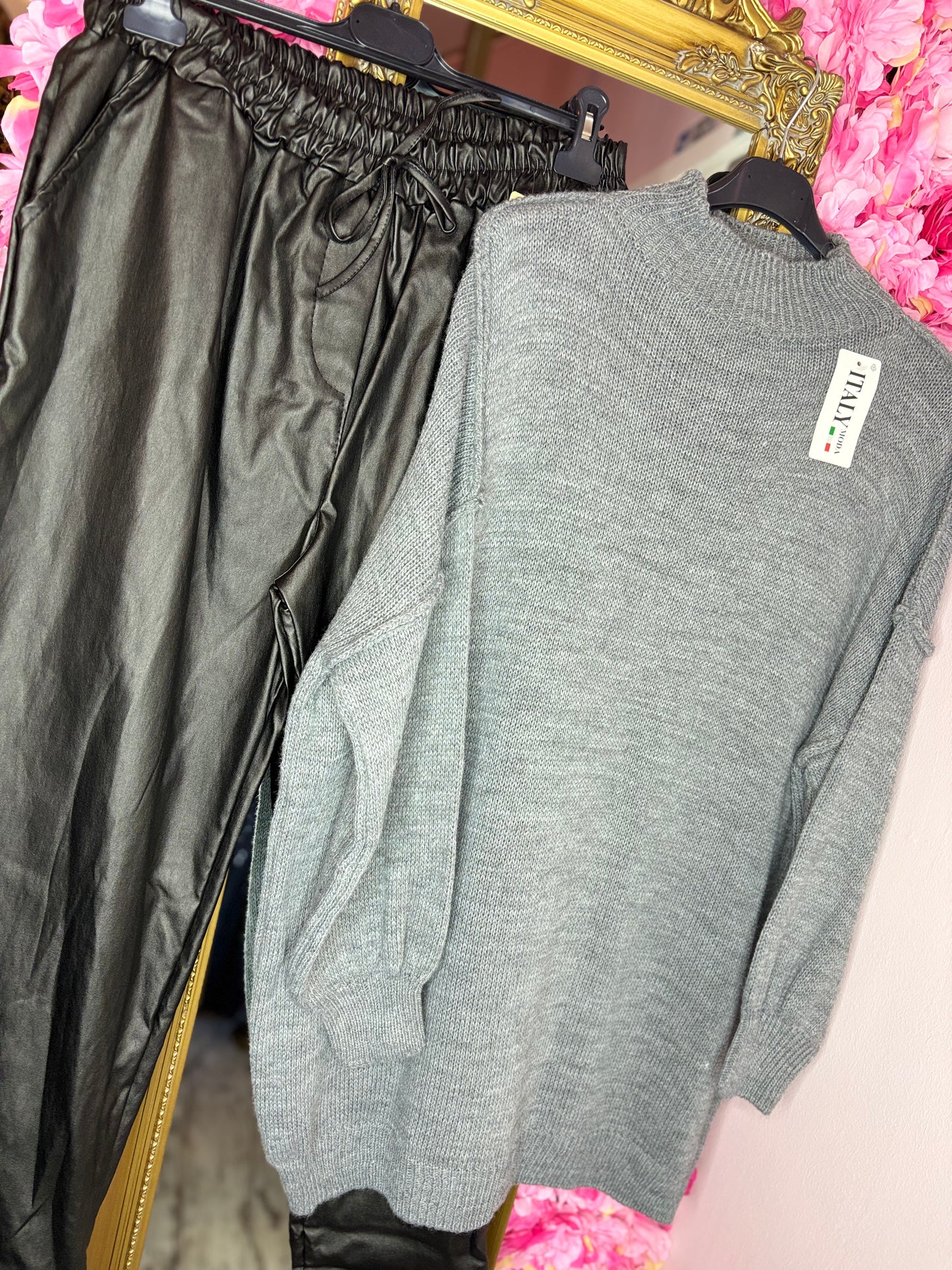 Trui Cozy Grijs Plus Size Maat 46 t/m 54