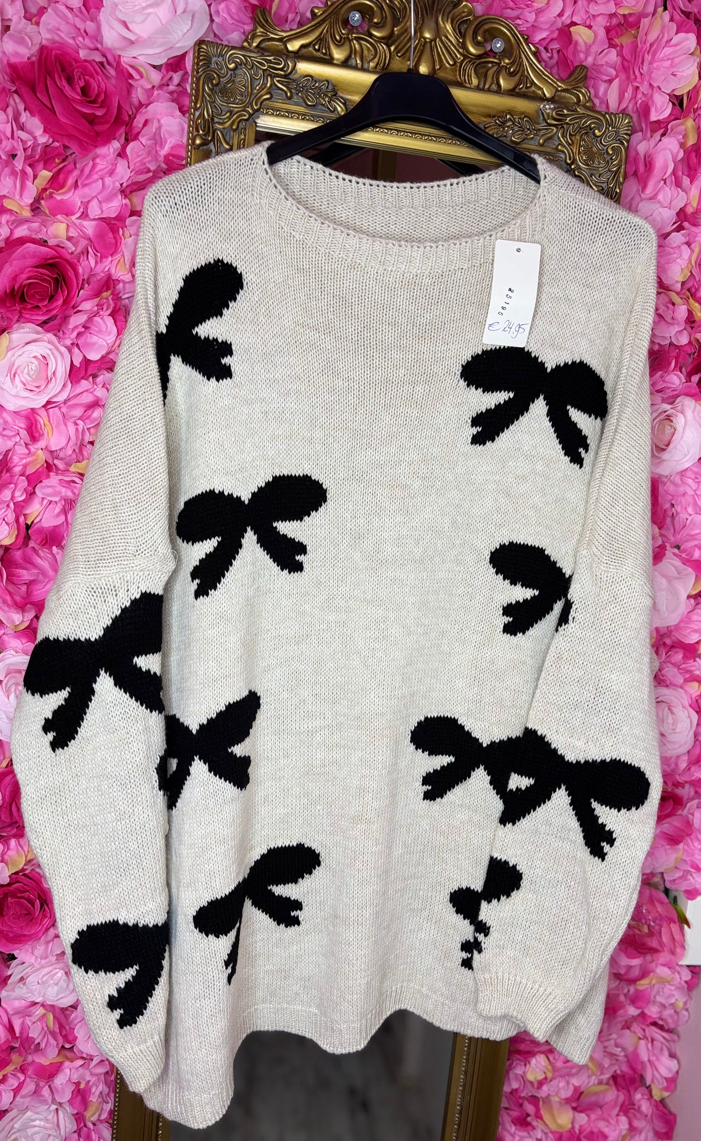 Trui Bowy Creme Plus Size Maat 50 t/m 58