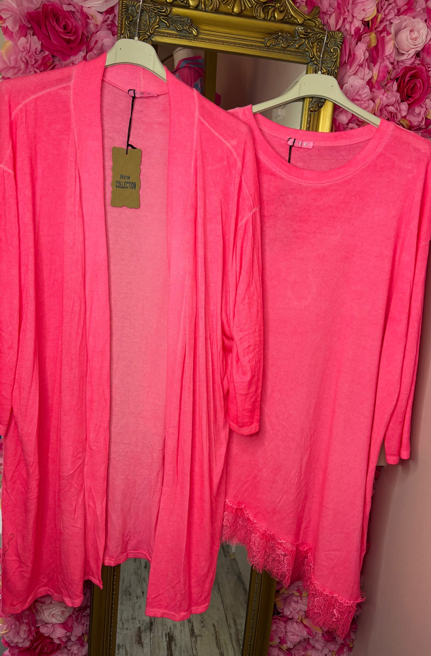 Vest Mia Roze Plus size Maat 46 t/m 54