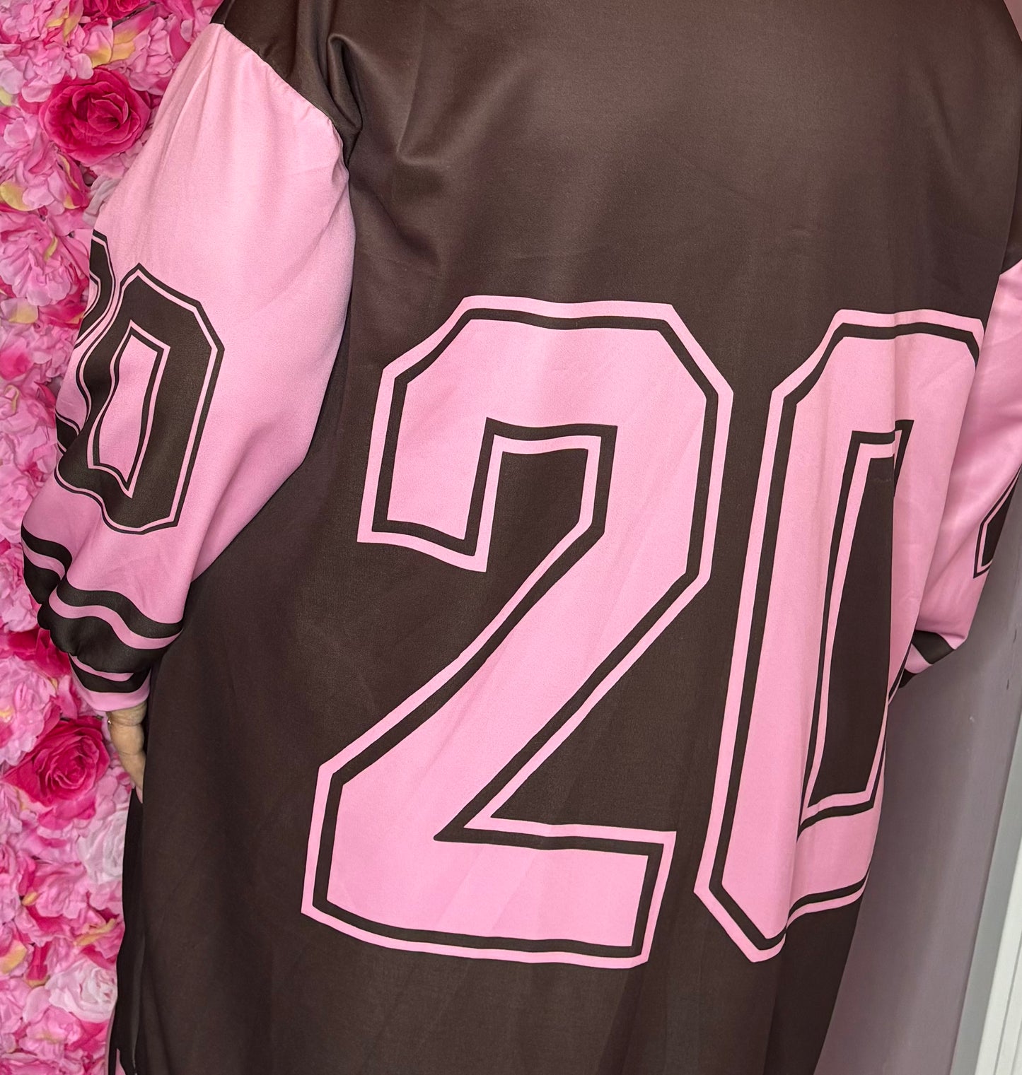 Shirt Long 20 Roze Plus Size Maat 48 t/m 54-56