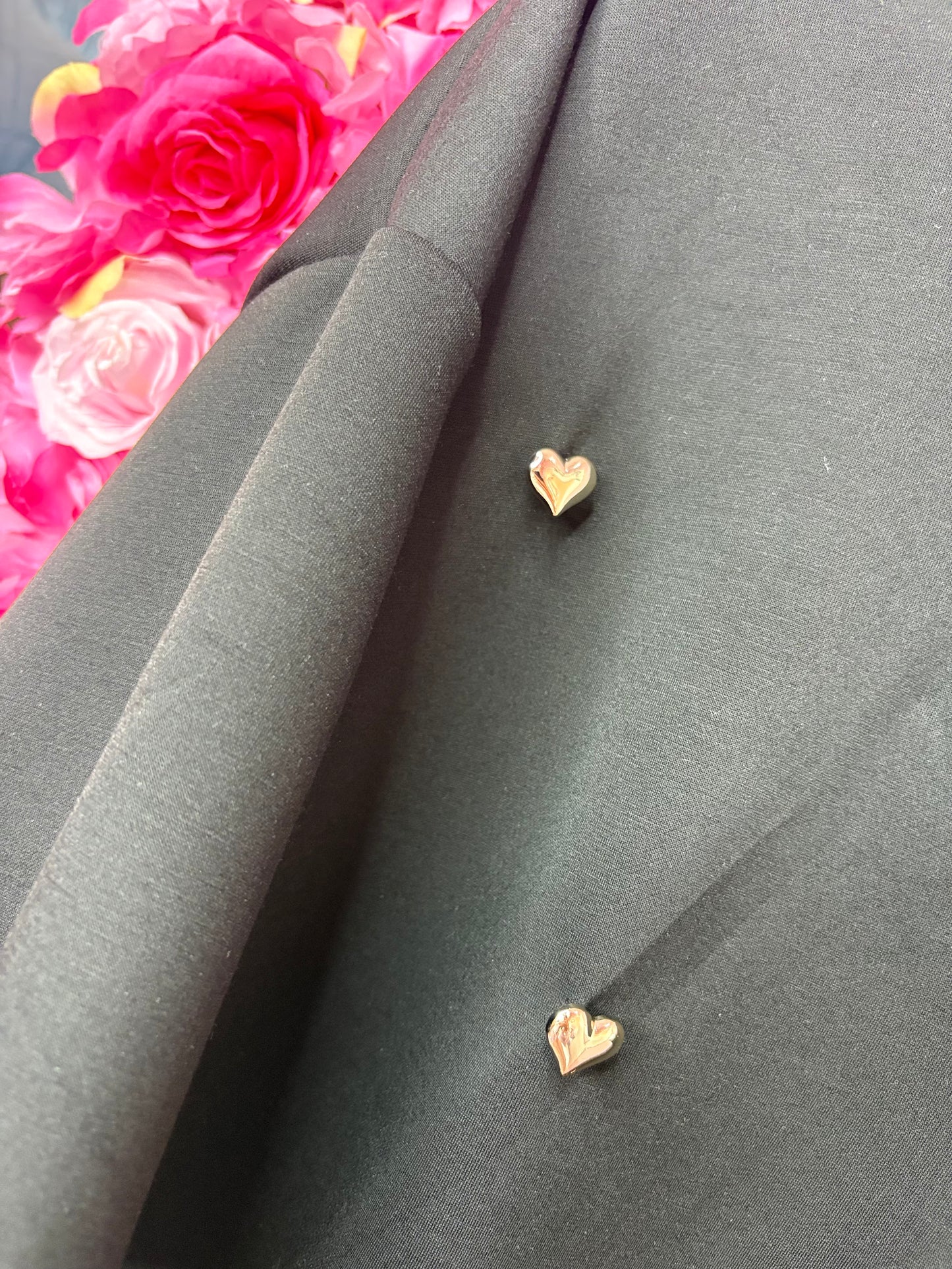 Colbert Heart All Over Zwart Plus size Maat 46 t/m 52-54