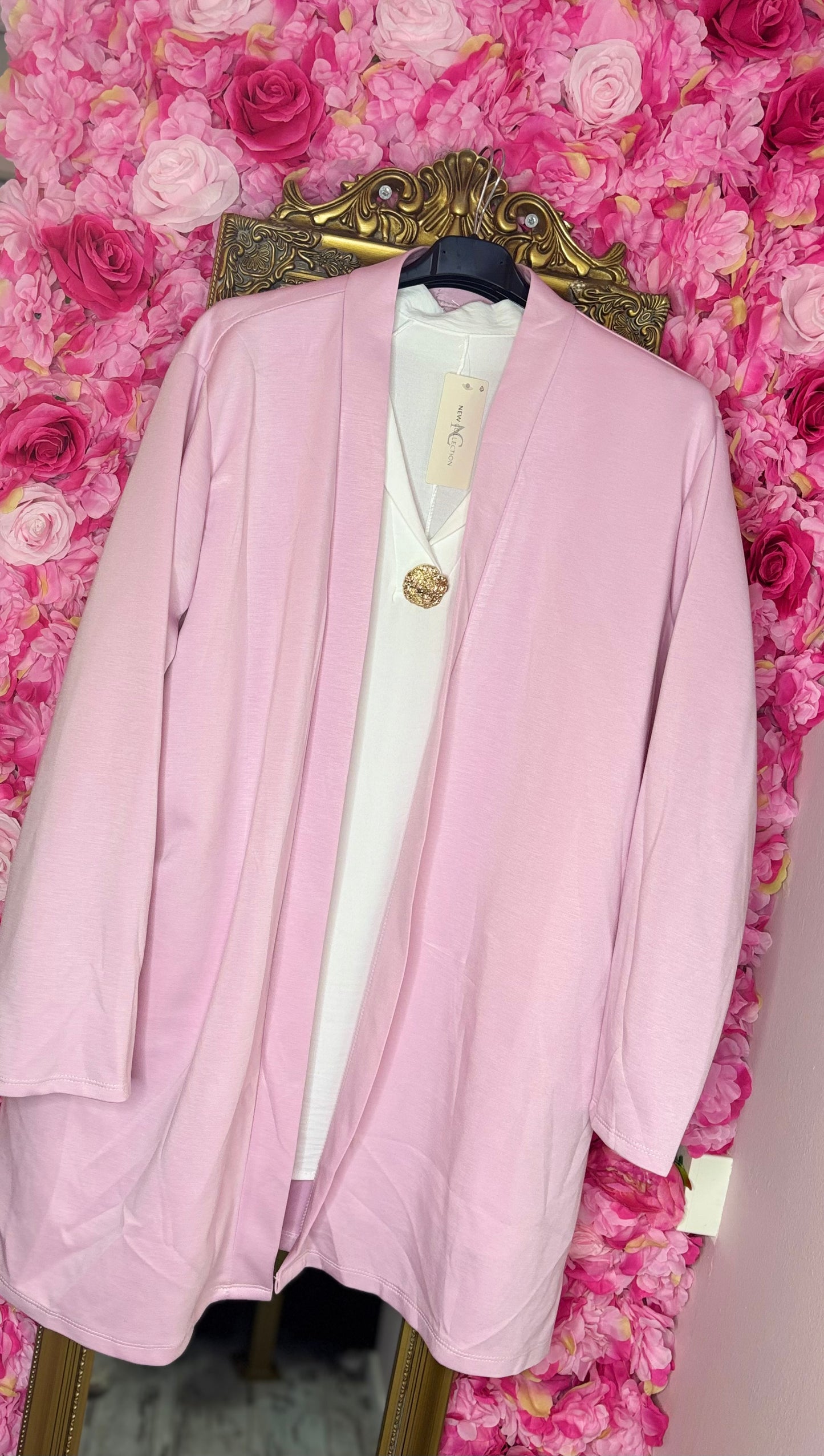 Vest Perfect Comfy Licht Roze Plus size Maat 48 t/m 56