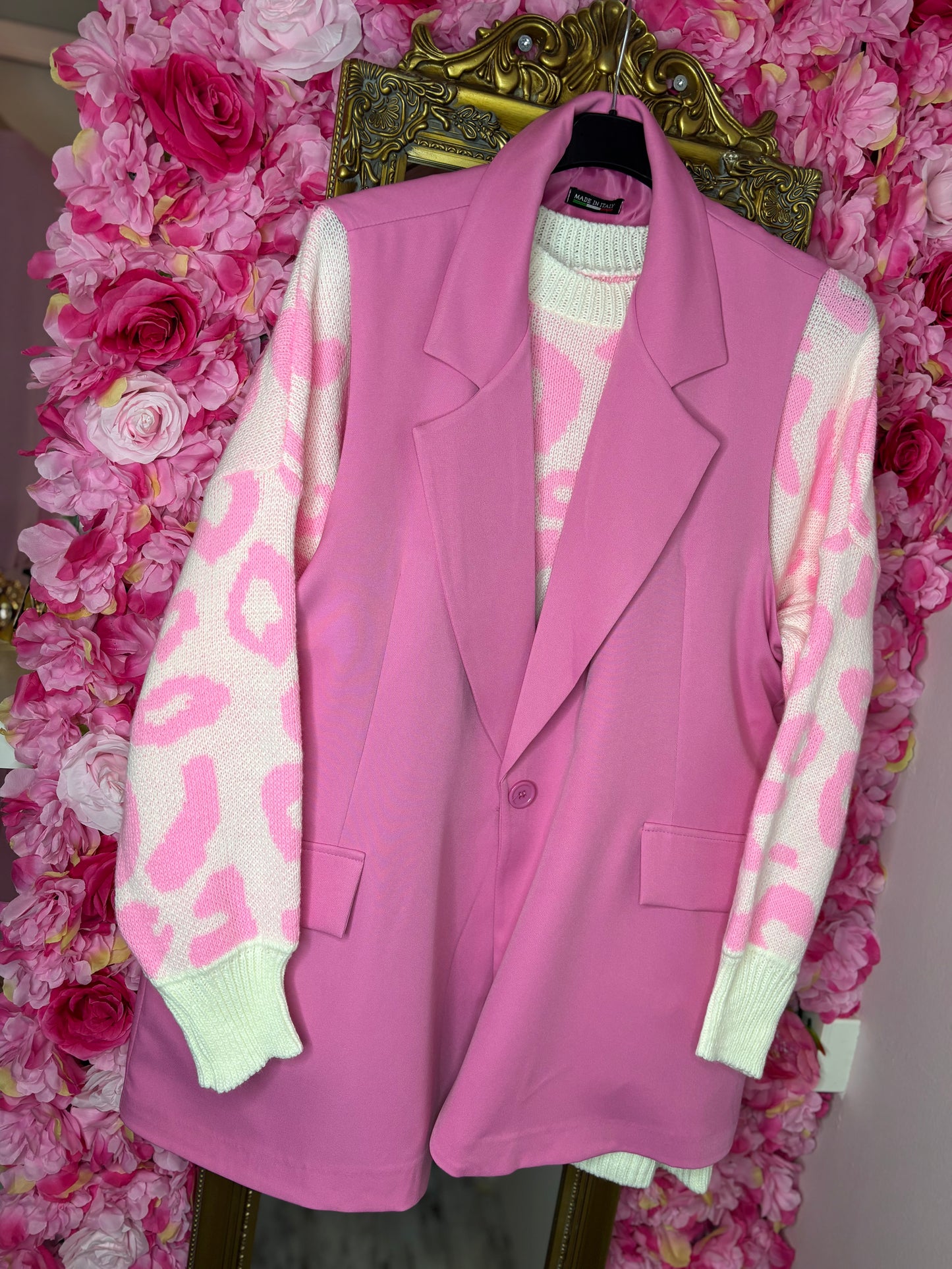 Gilet Pantie Roze Plus Size Maat 44 t/m 52(Open)