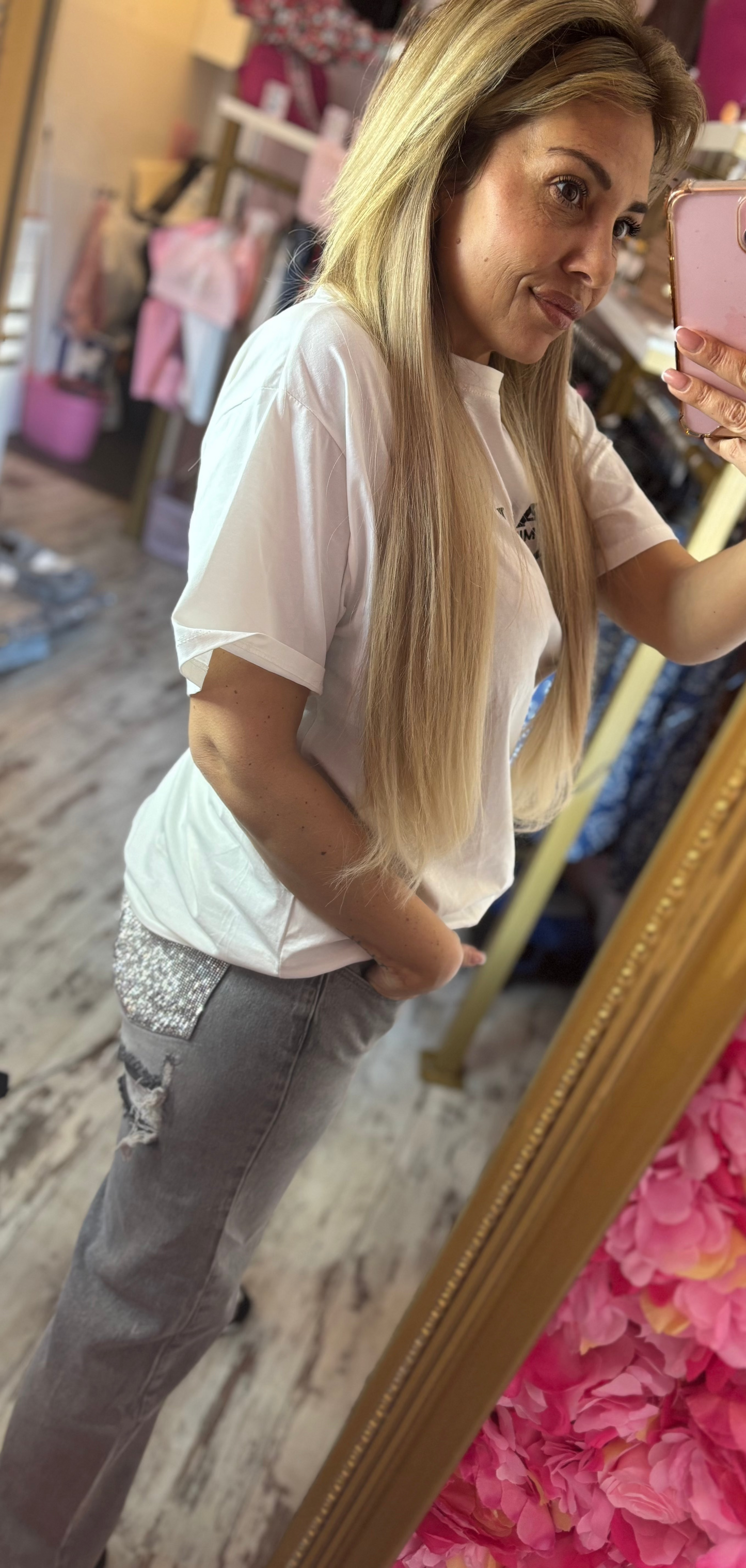 Jeans Wide Leg Glamour S t/m XL