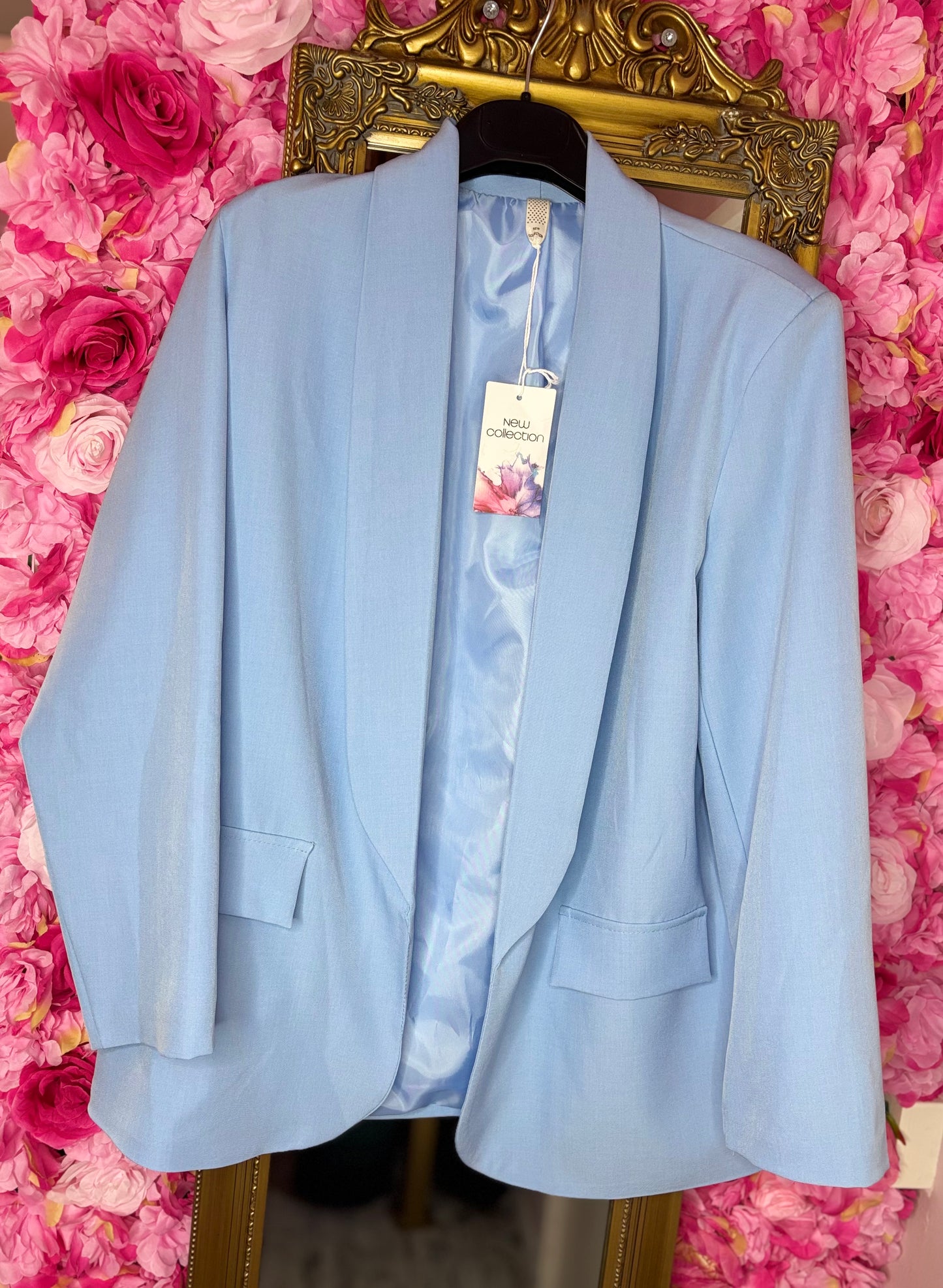 Blazer Licht Blauw Maat tot maat 42