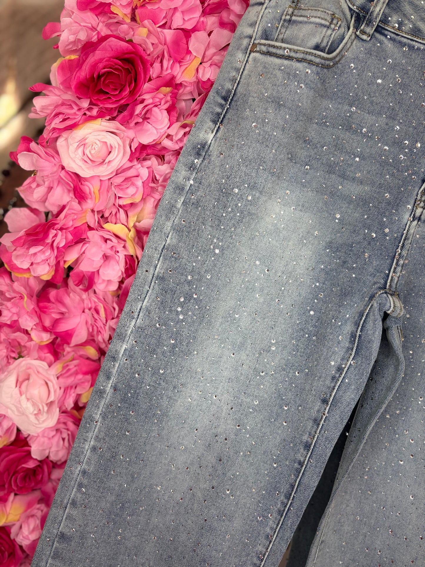 Jeans Wide Leg All Over XS t/m XL